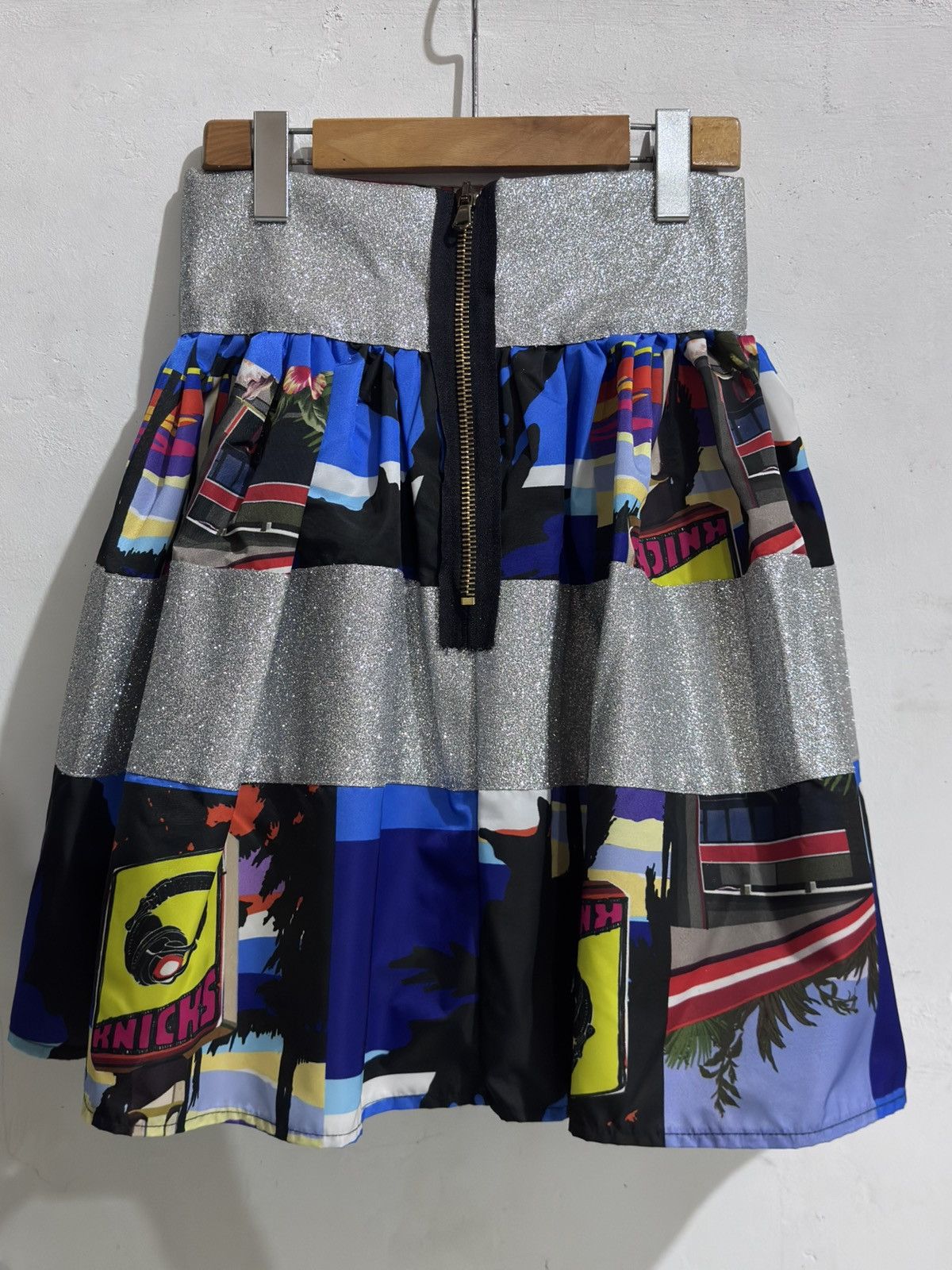 Other LEITMOTIVE MINI GLITTER SKIRT Size 27" / US 4 / IT 40 - 2 Thumbnail
