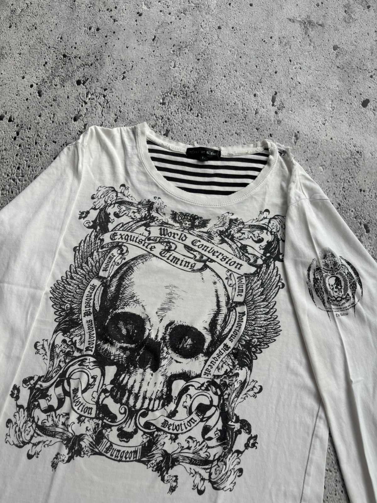Hysteric Glamour Y2k Defectibe skull ifsix punk style longseleve Size US L / EU 52-54 / 3 - 4 Thumbnail