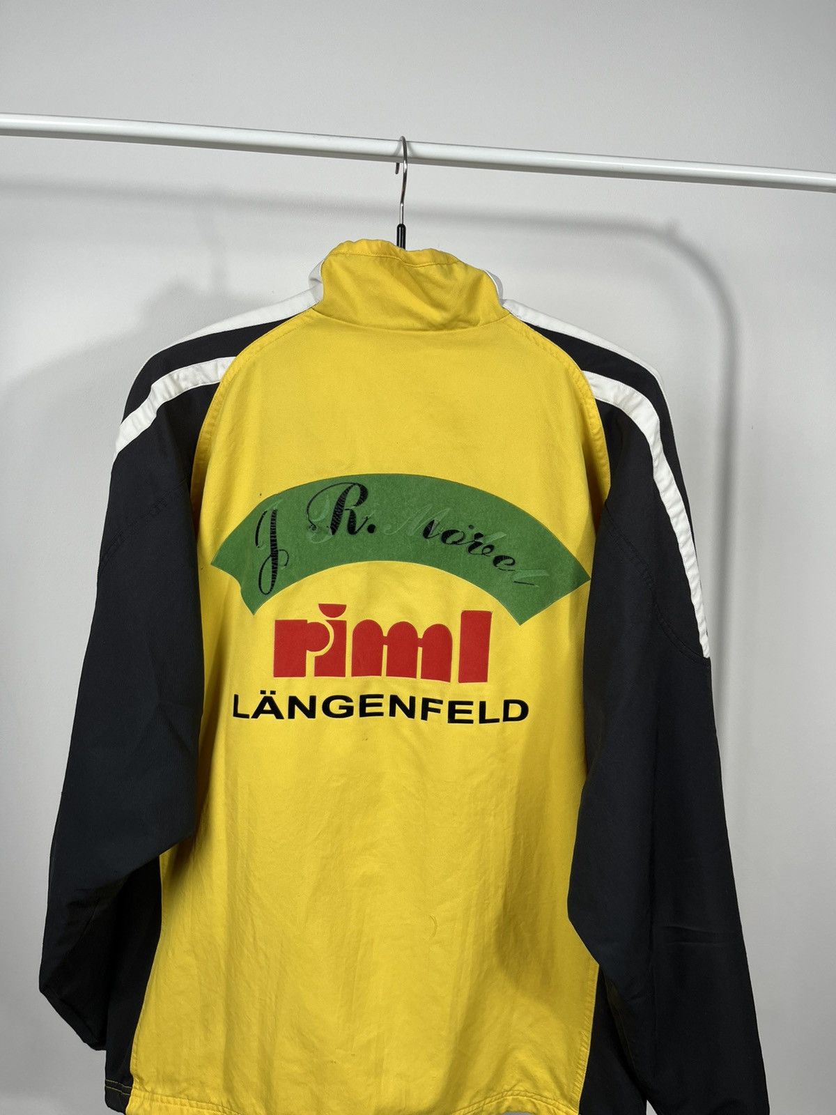 Adidas Vintage Adidas Yellow Black Team Zip Up Jacket Size US M / EU 48-50 / 2 - 13 Thumbnail