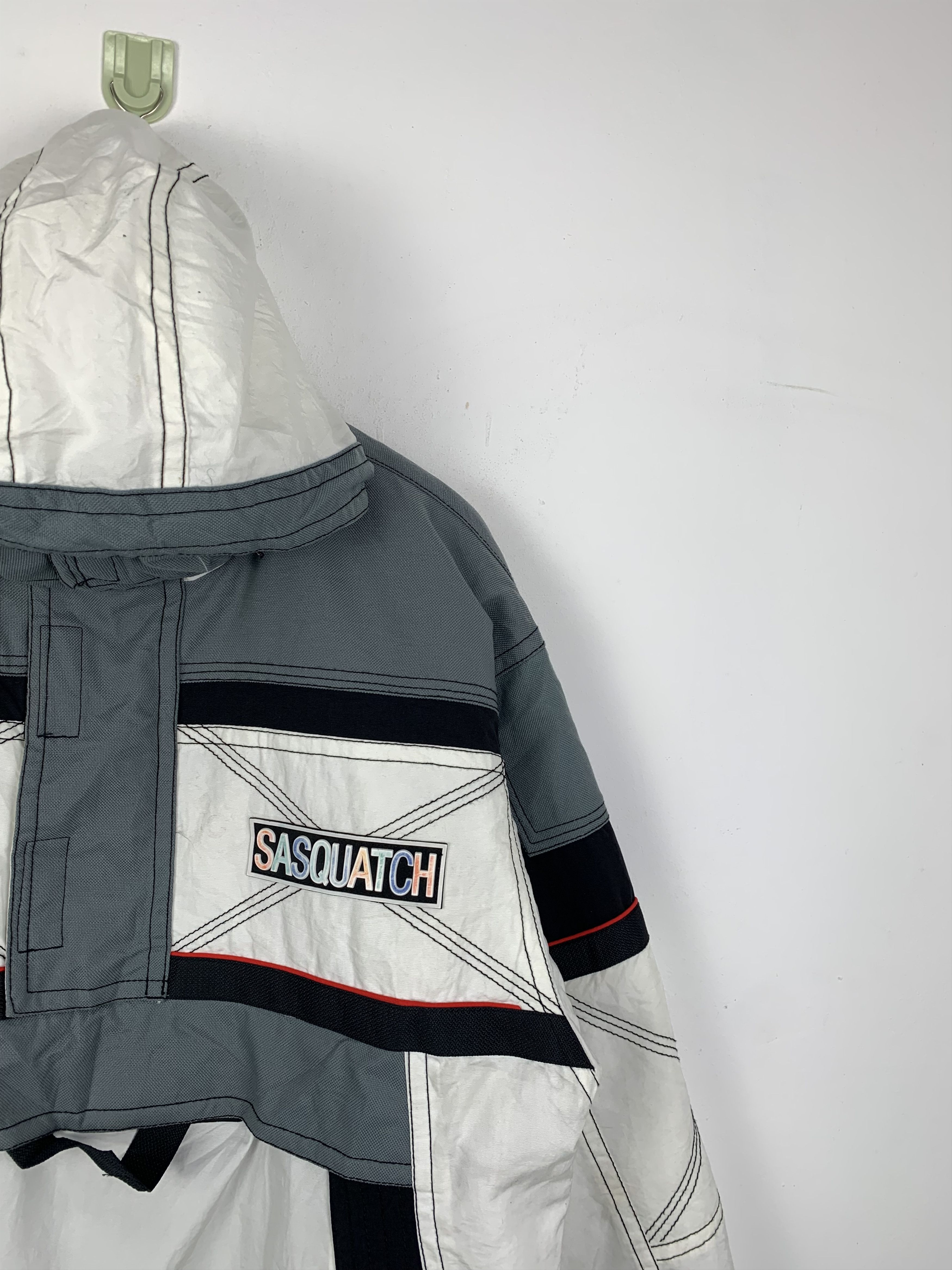 Sasquatchfabrix Vintage Sasquatch Hoodie Ski Bomber Jacket J1346 Size US L / EU 52-54 / 3 - 6 Thumbnail