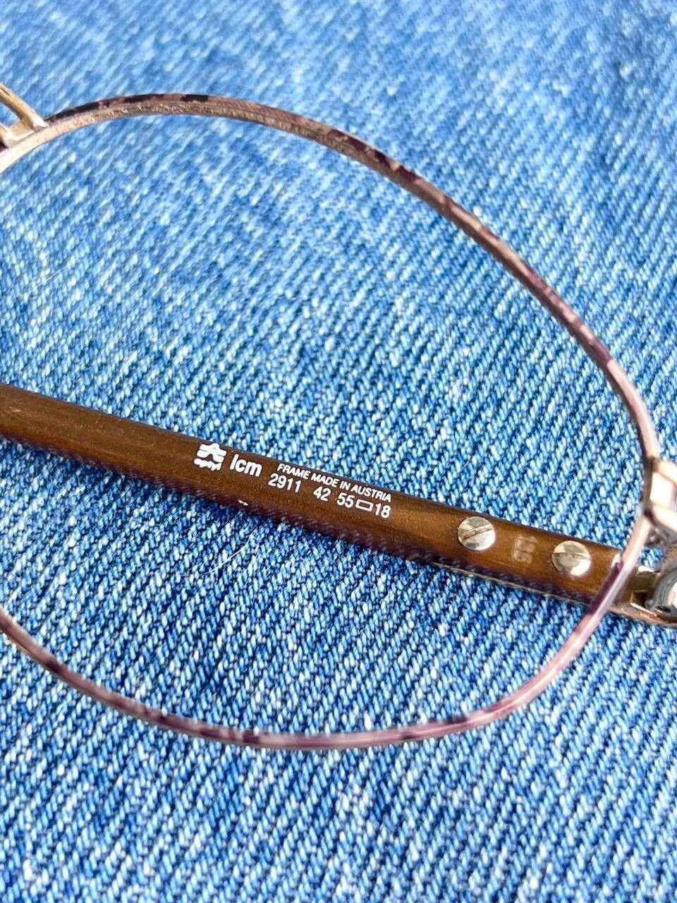 Dior × Vintage Christian Dior '90s Brown Oval Hook Frame Eyeglasses Eyewear Size ONE SIZE - 9 Thumbnail