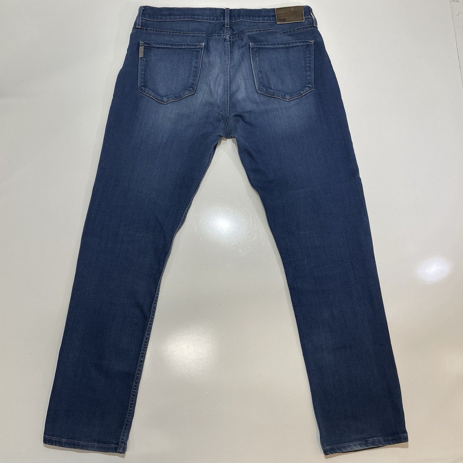 Paige Paige Jeans Men’s Blue Federal Slim Straight Stretch 34x31 Size US 34 / EU 50 - 3 Thumbnail