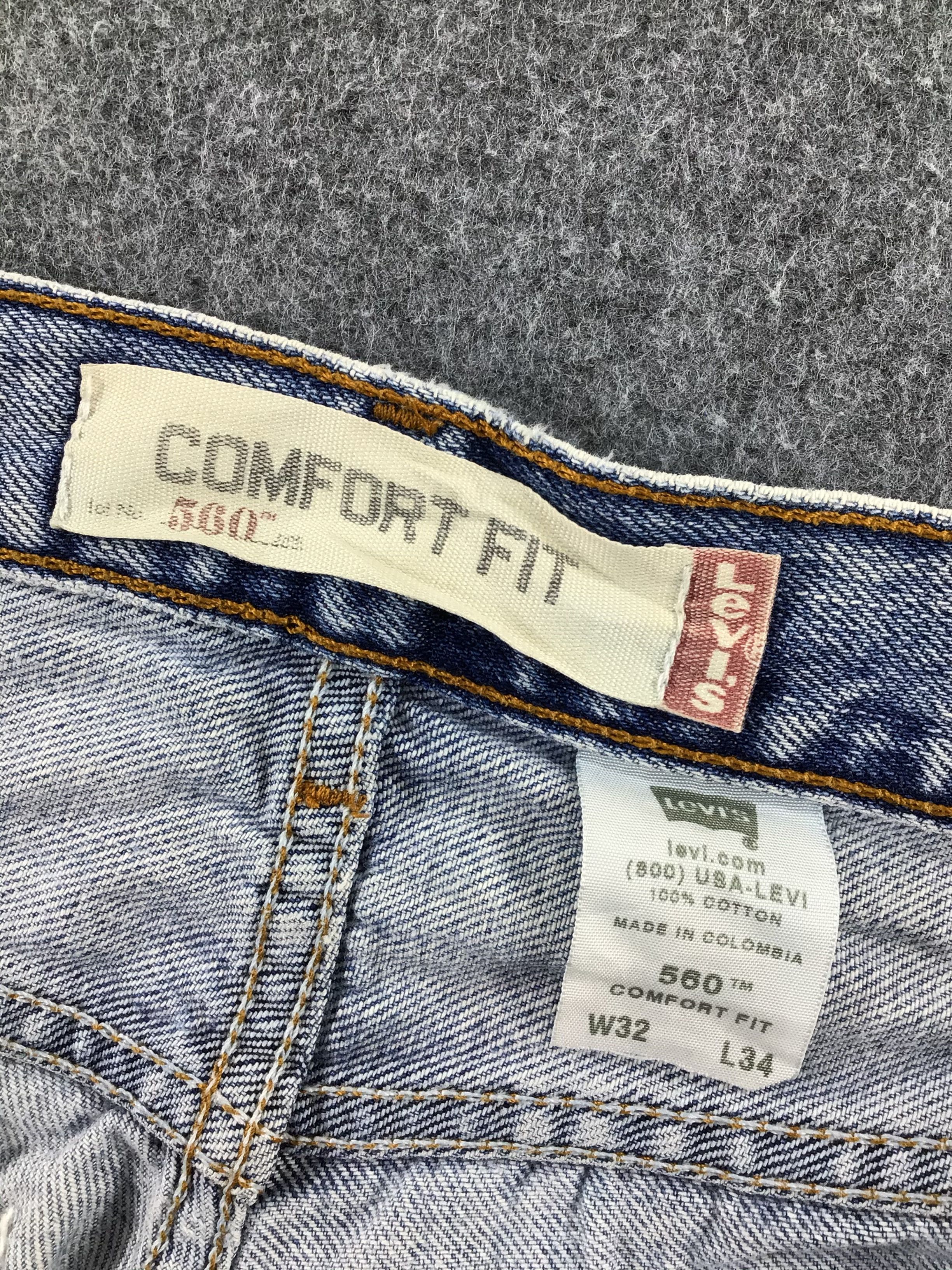 Levi's Vintage Levis 560 Jeans-JM547 Size US 31 - 11 Thumbnail
