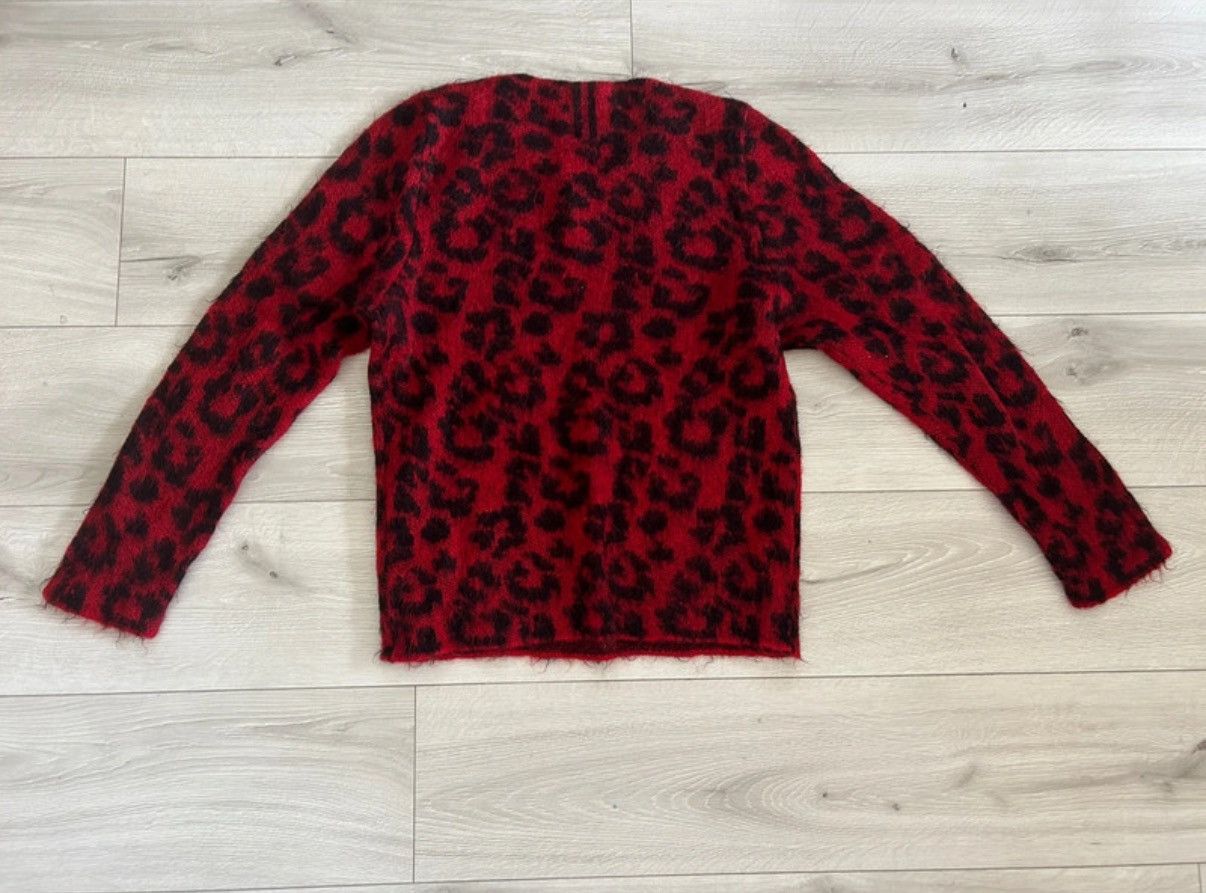 Saint Laurent Paris Saint Laurent FW13 BabyCat Mohair Sweater Leopard Red Size US M / EU 48-50 / 2 - 6 Thumbnail
