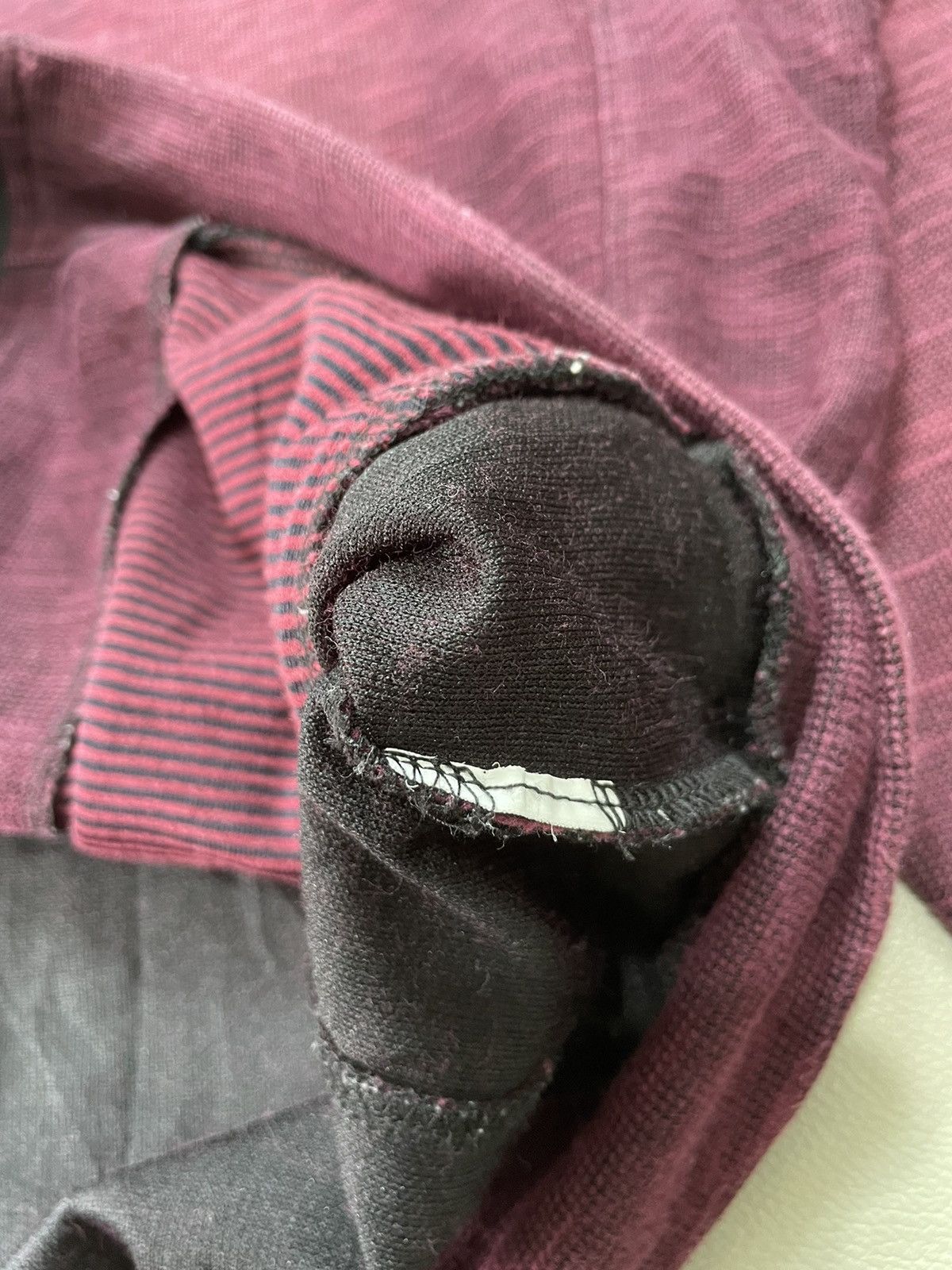 Le Grande Bleu (L.G.B.) Japanese Distressed Faux fur zip hoodie Lgb ifsix kmri style Size US L / EU 52-54 / 3 - 5 Thumbnail