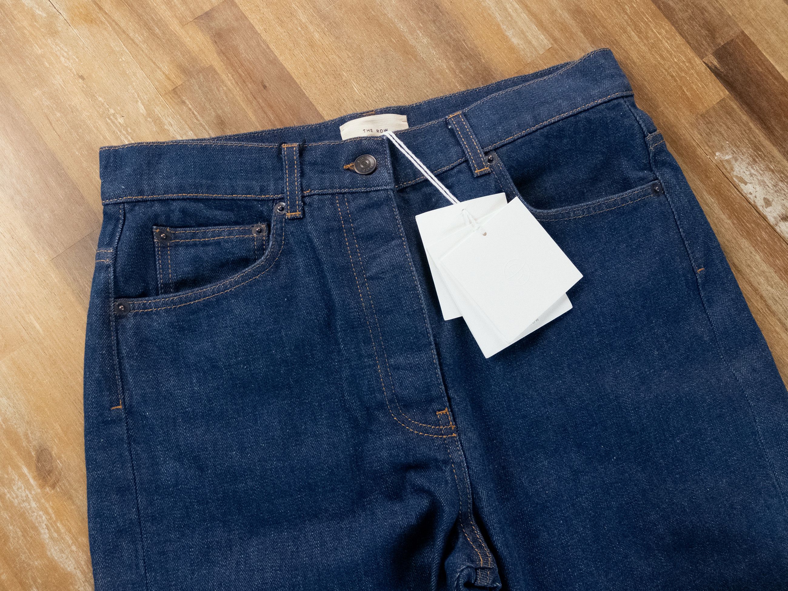 The Row THE ROW Borjis blue high waist straight leg jeans 4 Size 27" / US 4 / IT 40 - 7 Thumbnail
