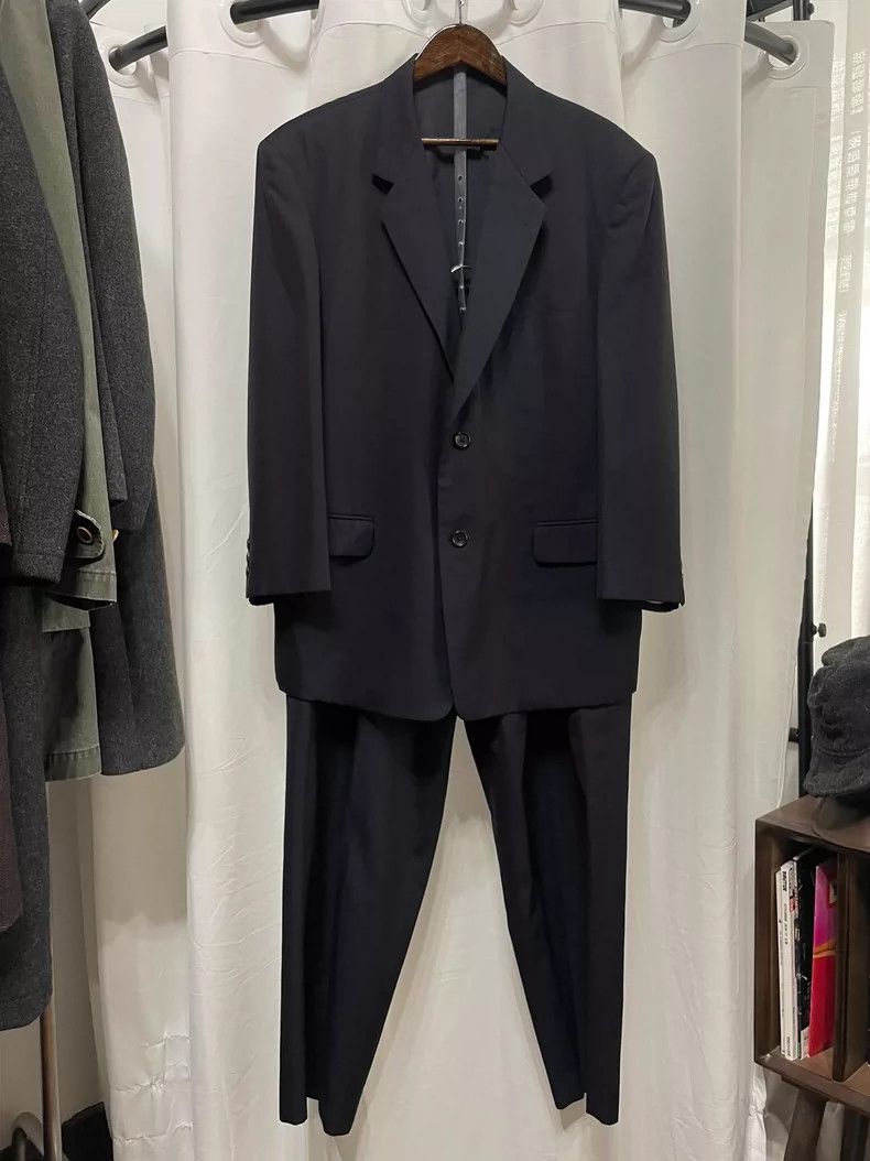 Yohji Yamamoto yohji Yamamoto size 2 Medieval dark blue and black leisure Size 36R - 1 Thumbnail