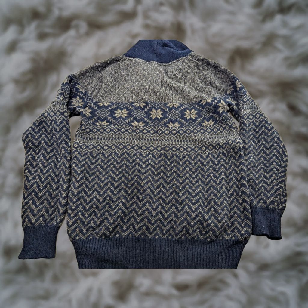 Barbour Barbour Sweater Mens XL Fair Isle Knitted Wool Turtleneck Pullover Size US XL / EU 56 / 4 - 1 Thumbnail