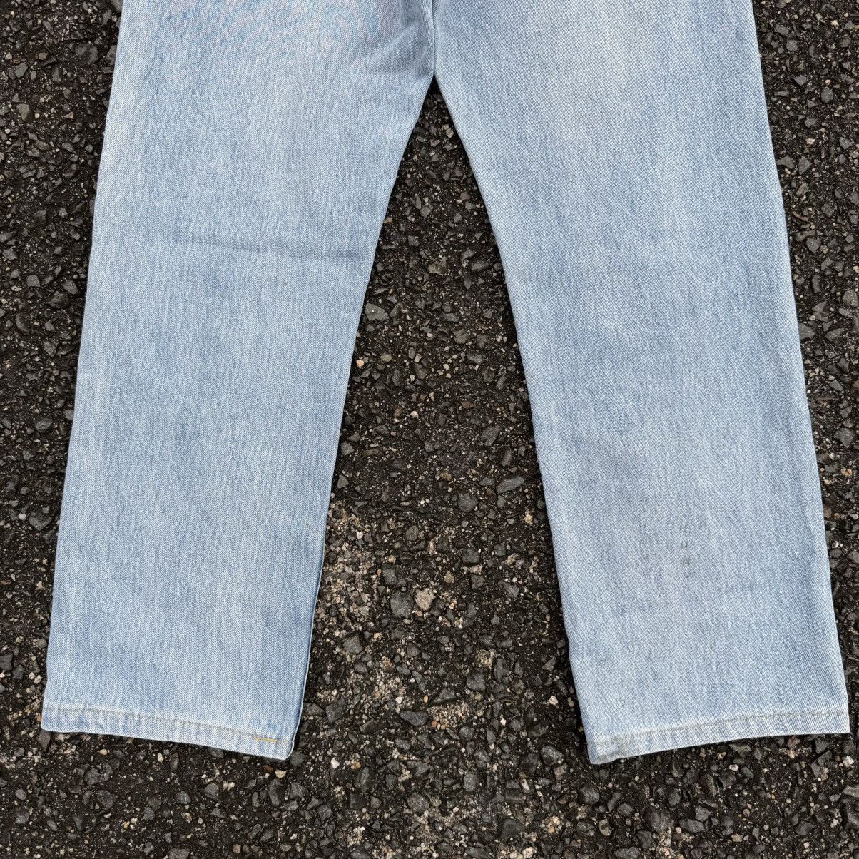 Japanese Brand W33 VINTAGE ORIGINAL DENIM STRAIGHT FADED JEAN PANTS Size US 33 - 10 Thumbnail