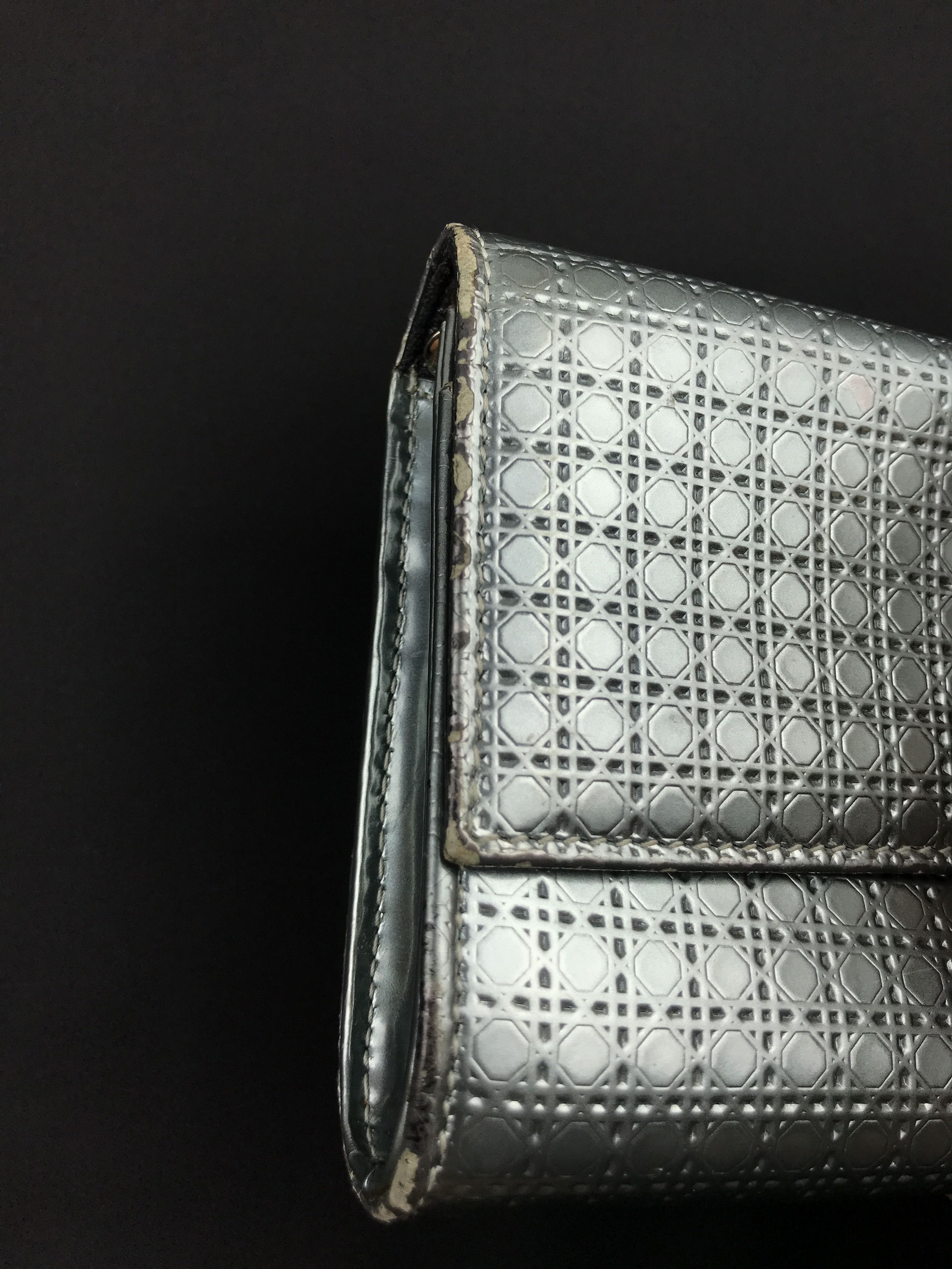Christian Dior Monsieur Christian Dior Micro-Cannage Clutch Bag Without Chain Size ONE SIZE - 14 Thumbnail