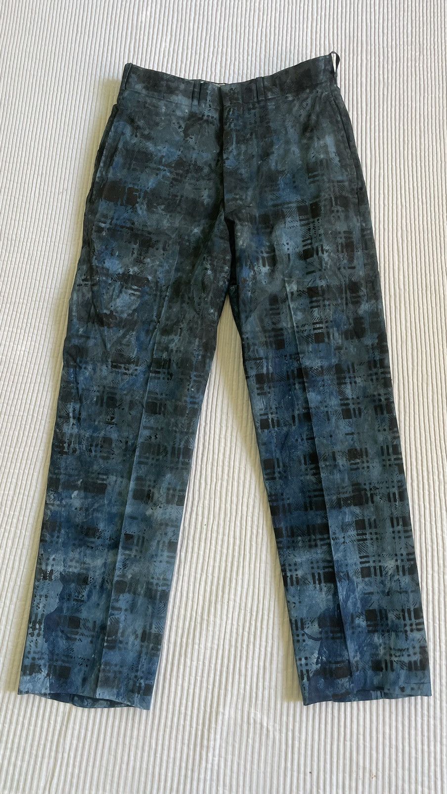 Designer Blackwatch Hand Painted Pants Size US 29 - 1 Thumbnail