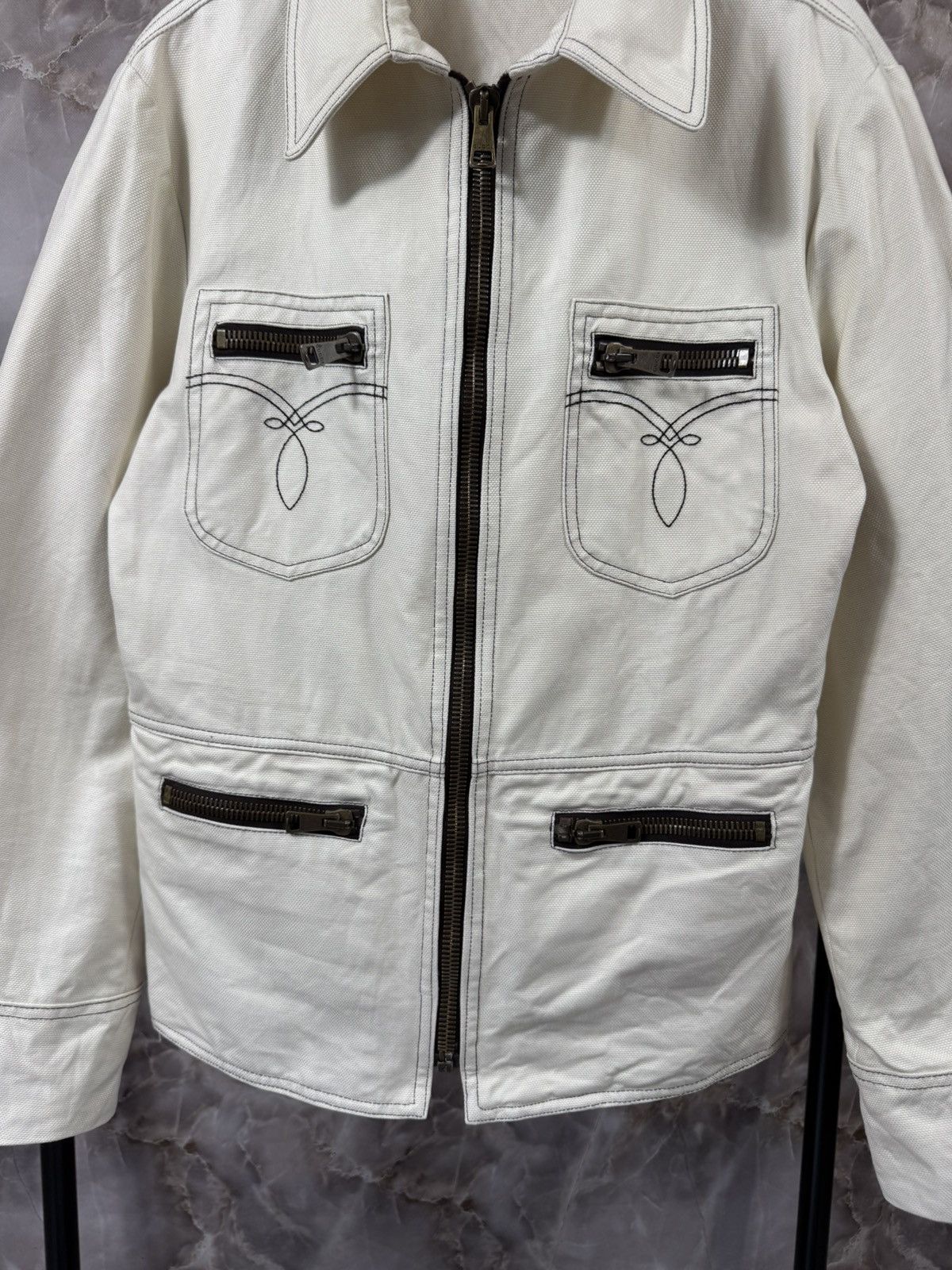 Gucci Vintage Gucci Western Mens Denim Jacket Size US M / EU 48-50 / 2 - 5 Thumbnail