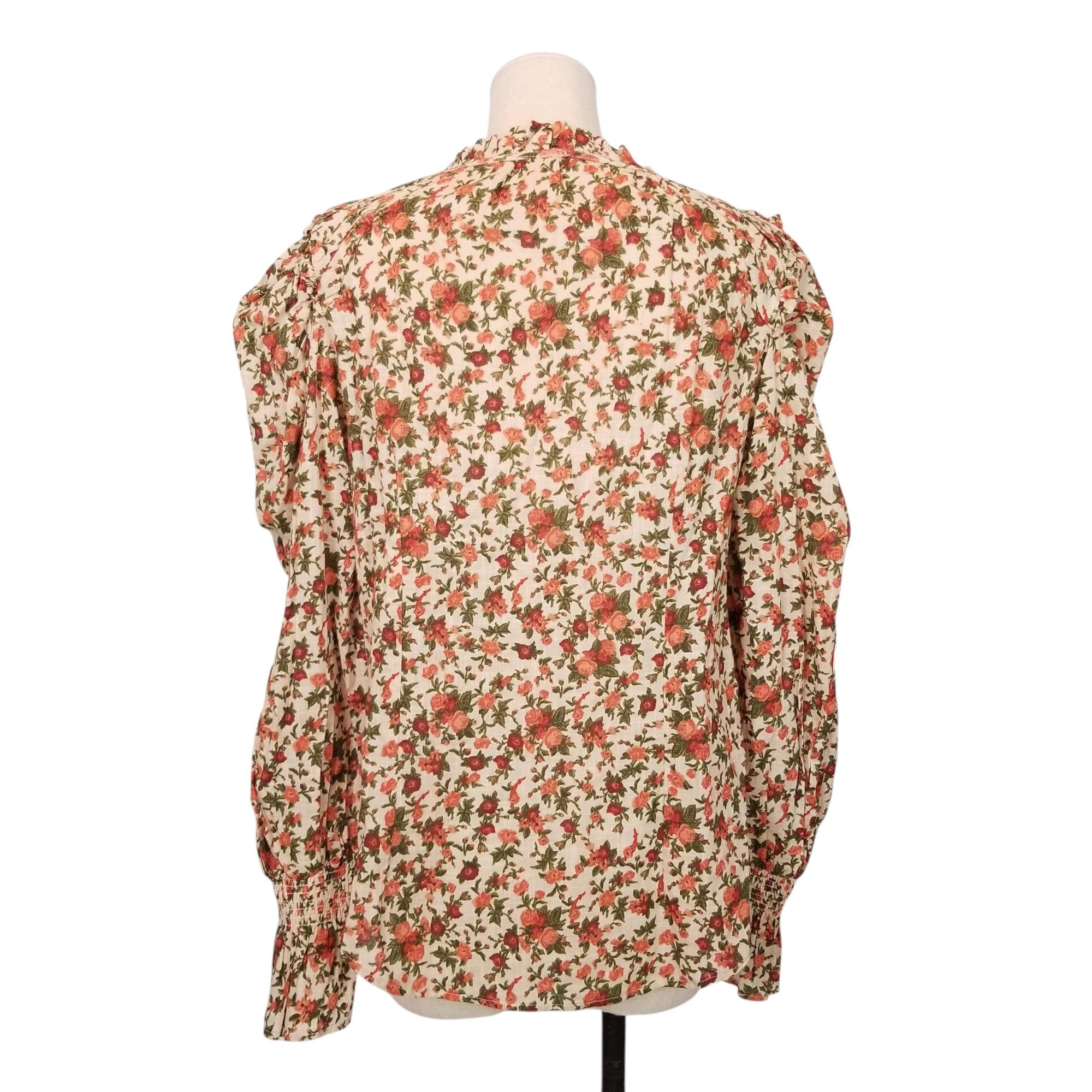Free People Meant To Be Blouse Vintage Combo Floral Size S / US 4 / IT 40 - 3 Thumbnail