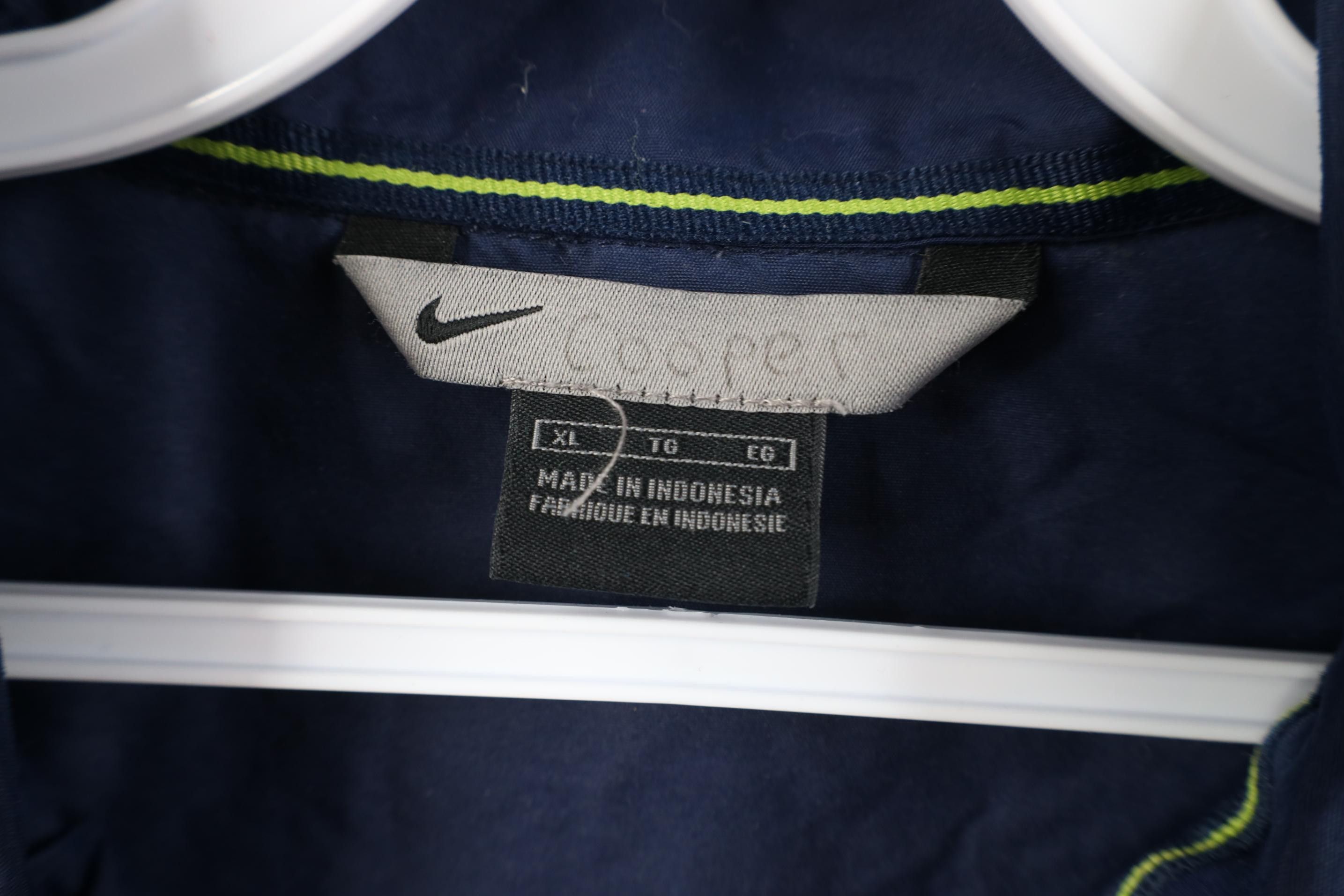Nike Vintage Y2K Nike Mini Swoosh Full Zip Windbreaker Jacket Size US XL / EU 56 / 4 - 11 Thumbnail