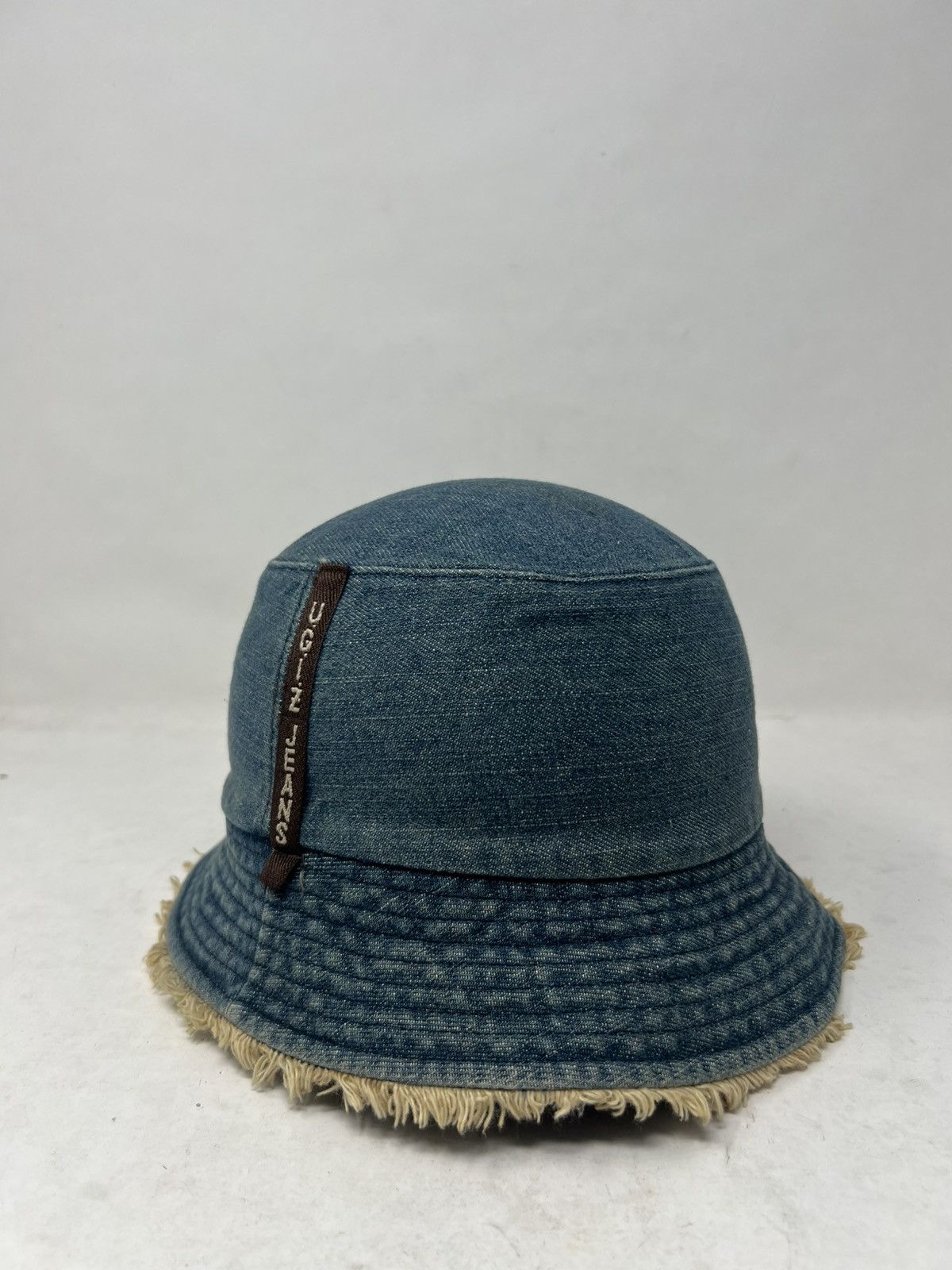 U.G.I.Z Japan Denim Bucket with frayed brim