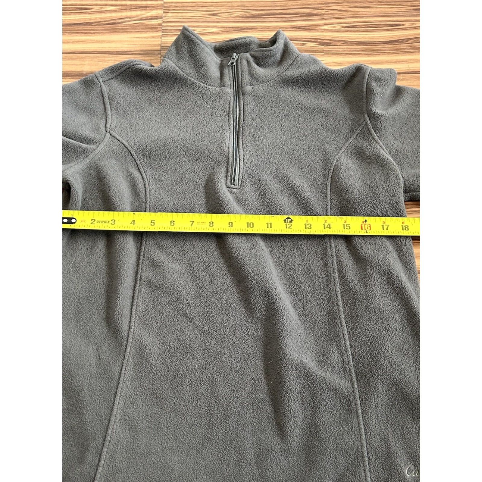 Vintage Cabela's Pullover Jacket Womens Gray 1/4 Zip Fleece Long Sleeve M Medium Casual Outdoor Size M / US 6-8 / IT 42-44 - 3 Thumbnail