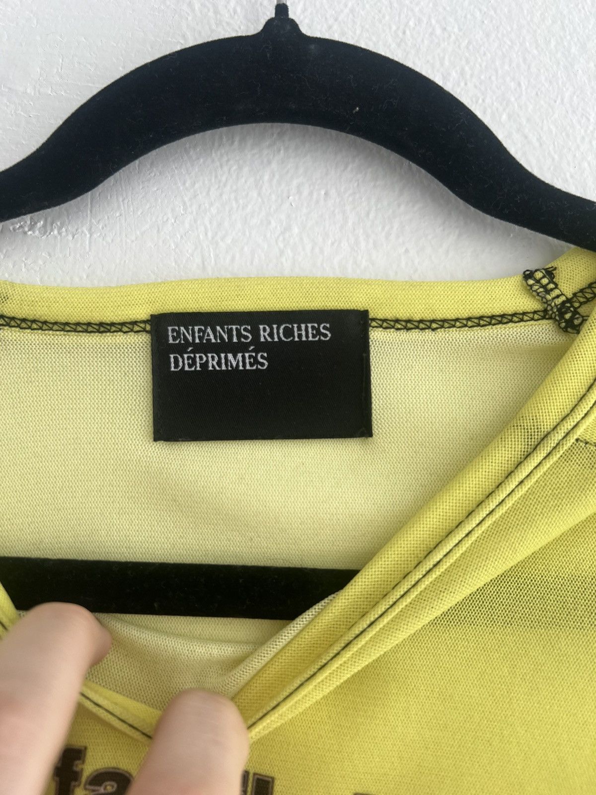 Enfants Riches Deprimes SS22 Special Family Issue long sleeve mesh tee Size US XS / EU 42 / 0 - 3 Thumbnail