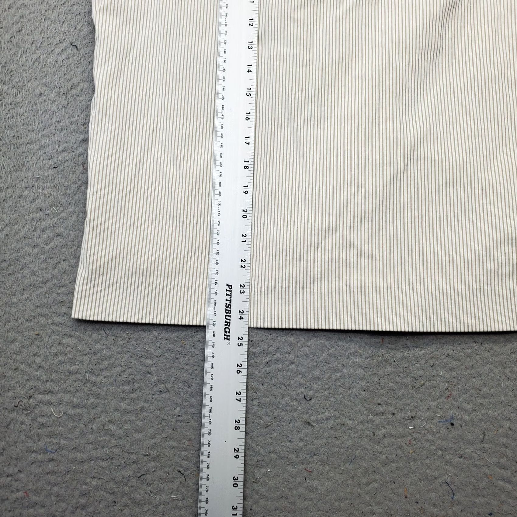 Kasper Kasper Straight & Pencil Skirt: Womens Size 12 Multicolor Striped Back Zip, Vented, Short Length, Casual Skirt Size 34" / US 12 / IT 48 - 3 Thumbnail