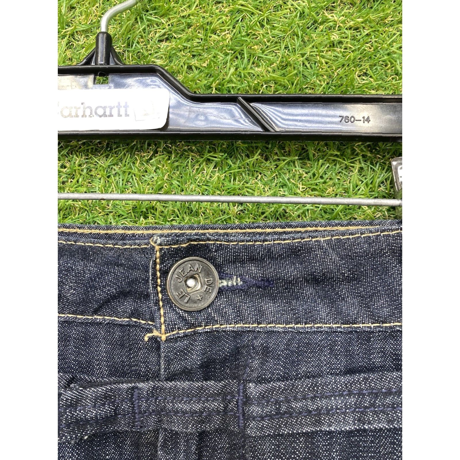 Denime VINTAGE Ak:cess Denim Jeans Mens 40 Baggy Straight 90s Streetwear Y2K Punk Hip Hop Goth Size US 40 / EU 56 - 6 Thumbnail