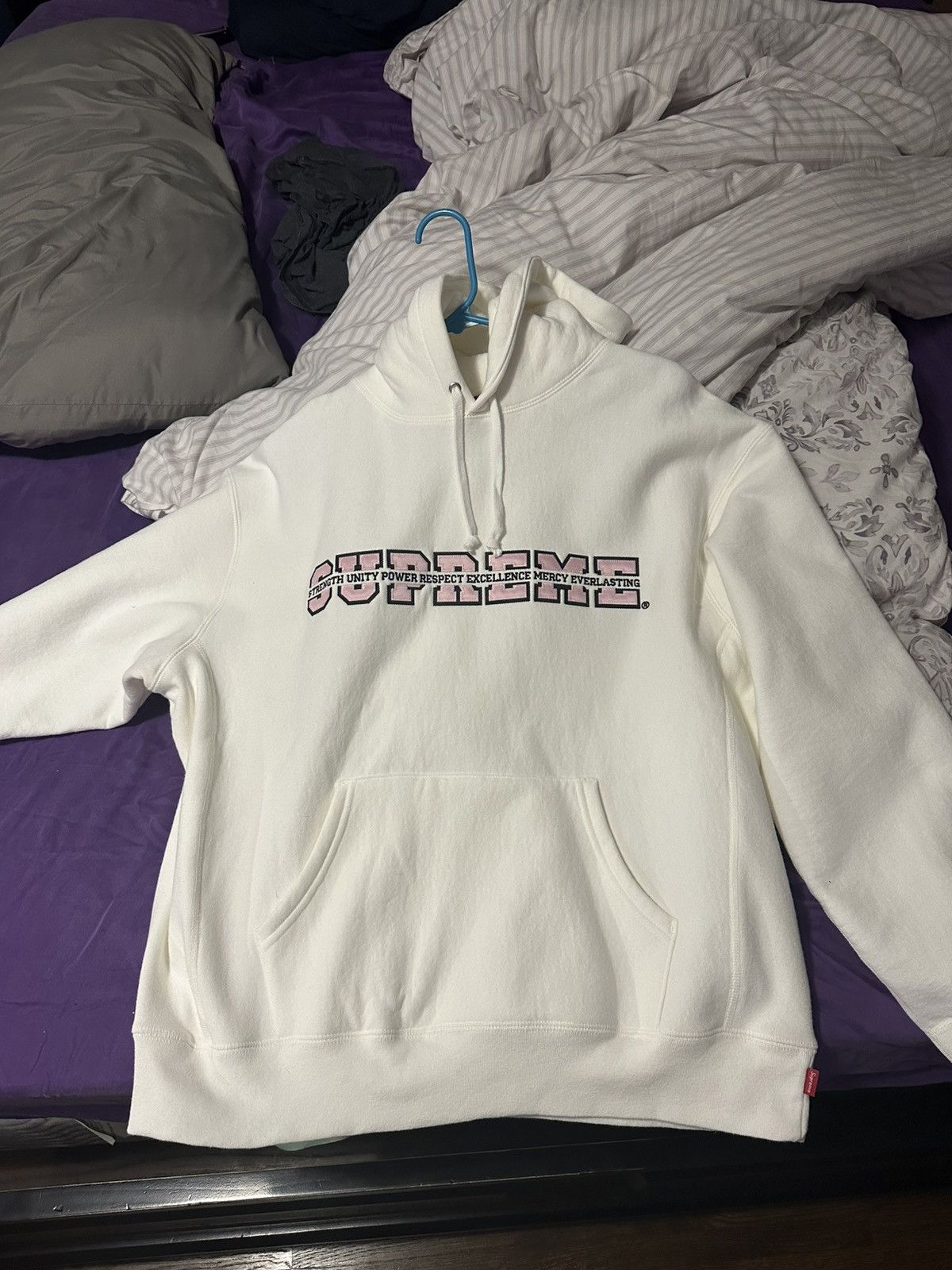 Supreme Supreme Collegiate Acronym Hoodie Size US L / EU 52-54 / 3 - 1 Thumbnail
