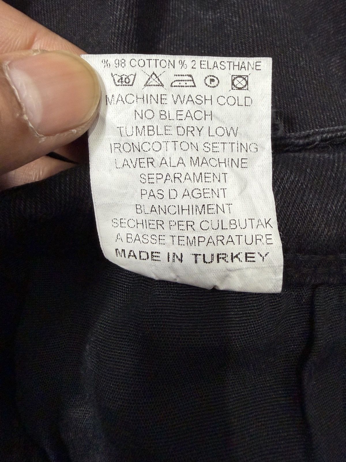Balenciaga Balenciaga Black Jean Denim Size US 32 / EU 48 - 11 Thumbnail