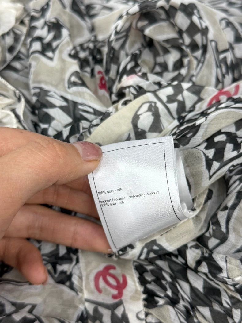 Chanel Chanel Monaco Early Spring Holiday Silk Printed Long Skirt Size XS / US 0-2 / IT 36-38 - 7 Thumbnail