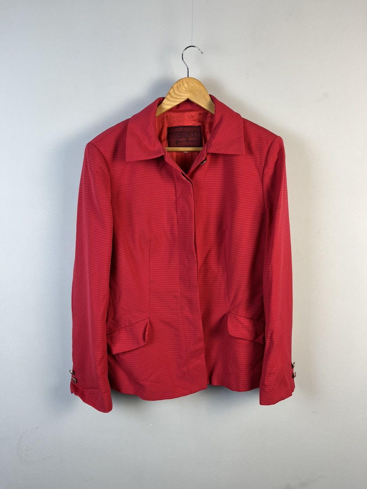 Versus Versace Medusa Button Wool Vintage Blazer Italy