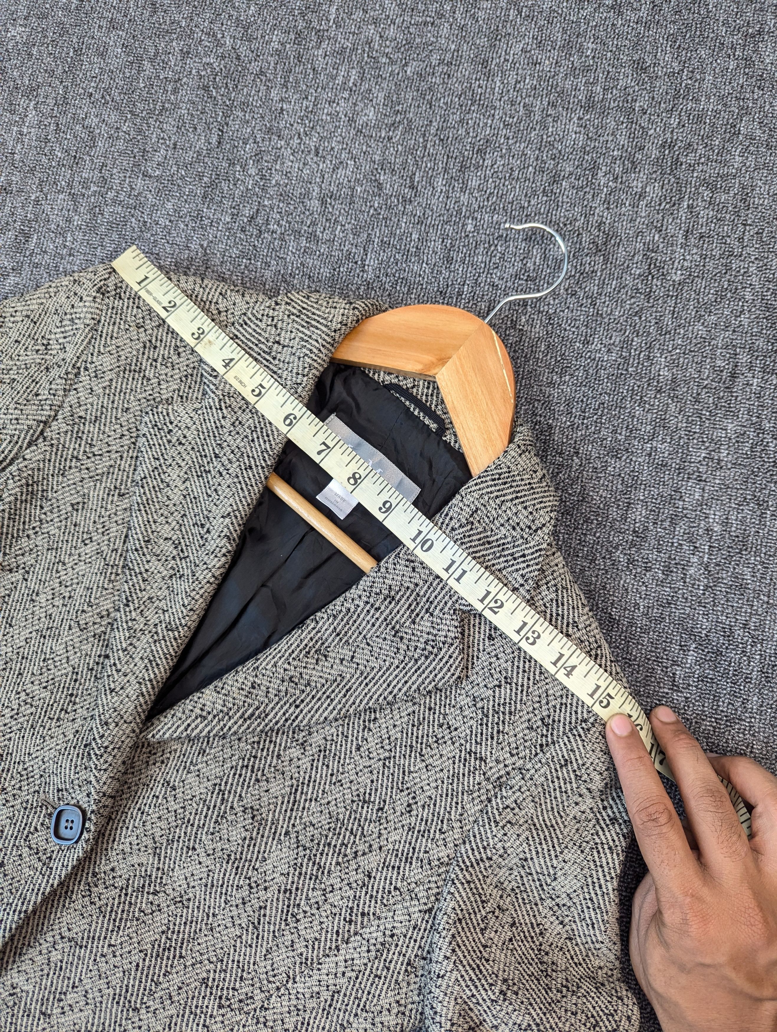 Max Mara Women's Max Mara Wool Blazer Style Jacket Size XS / US 0-2 / IT 36-38 - 15 Thumbnail