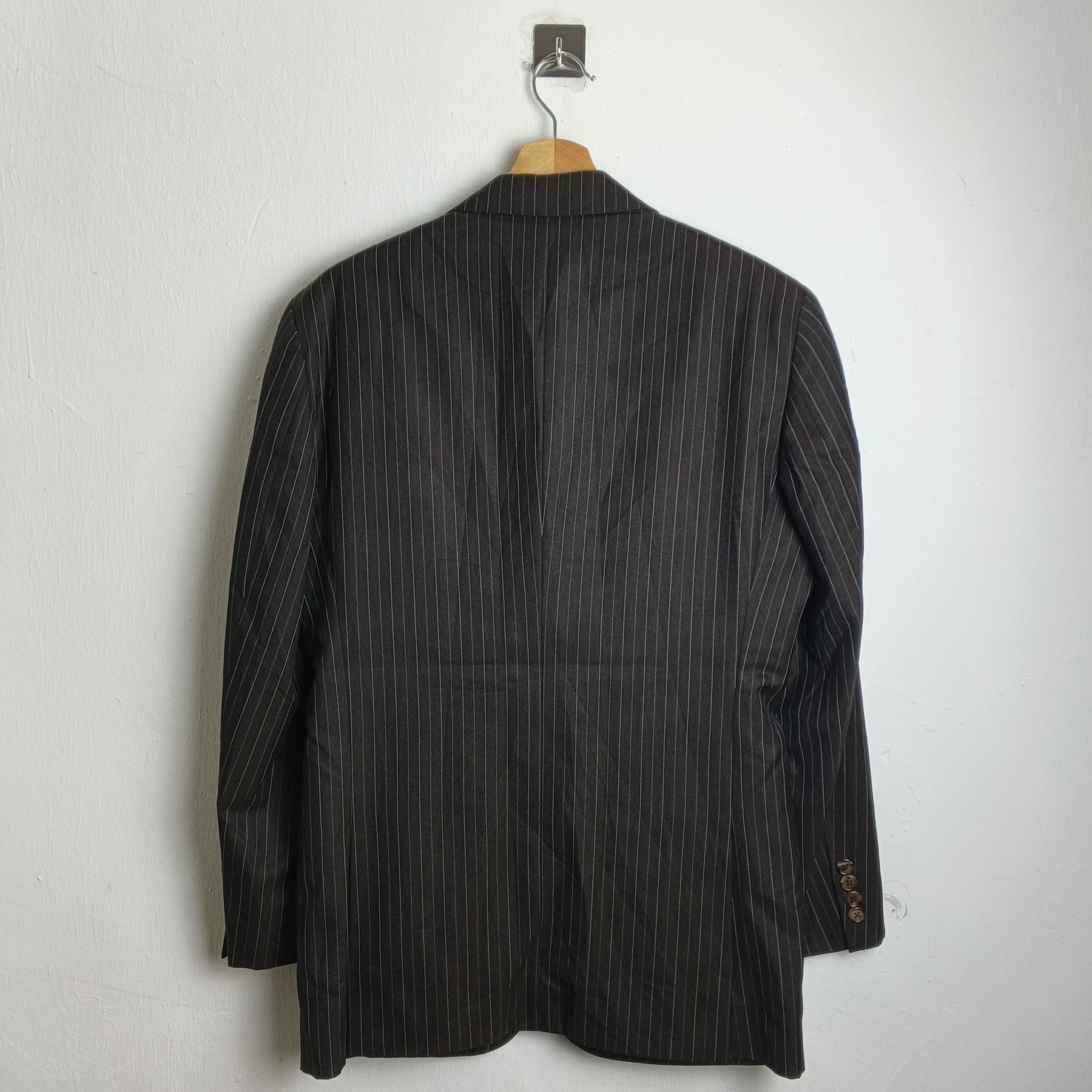 Polo Ralph Lauren Vintage Polo Ralph Lauren Fish Tail Striped Blazer Size 38S - 5 Thumbnail
