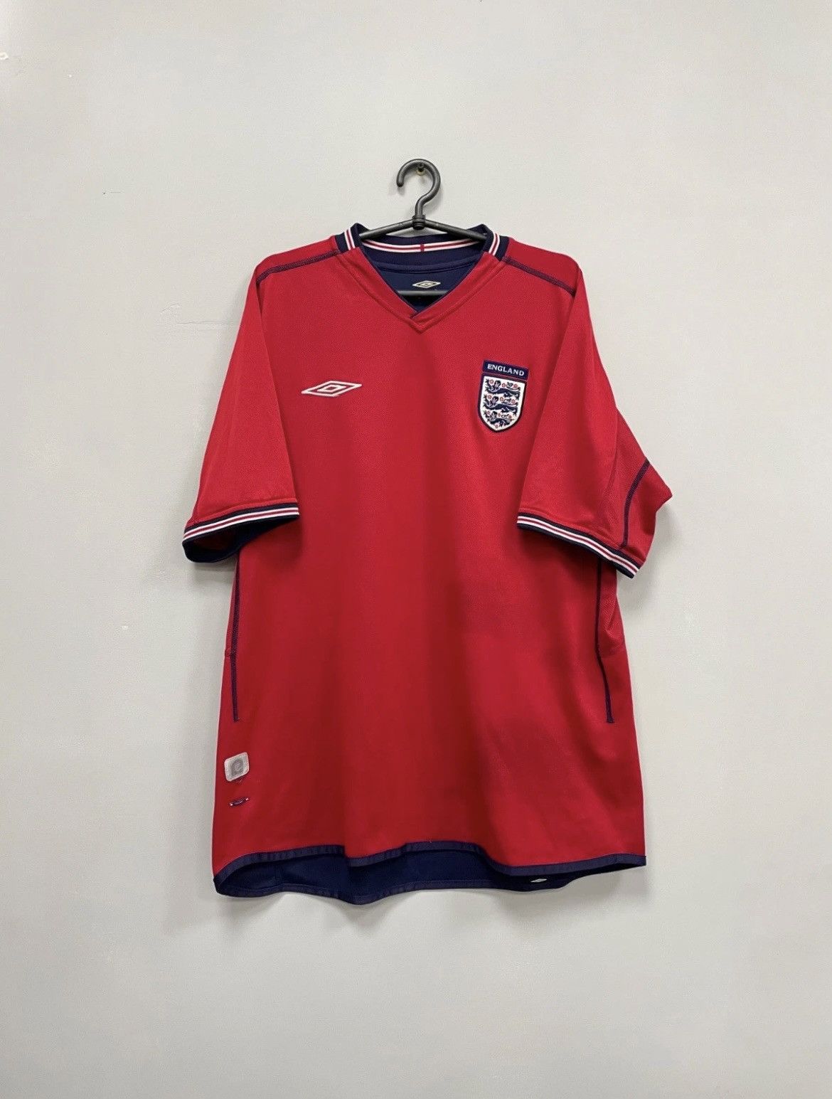 Umbro England 2002 Away Football Shirt Jersey Reversible Umbro Size US XL / EU 56 / 4 - 2 Thumbnail