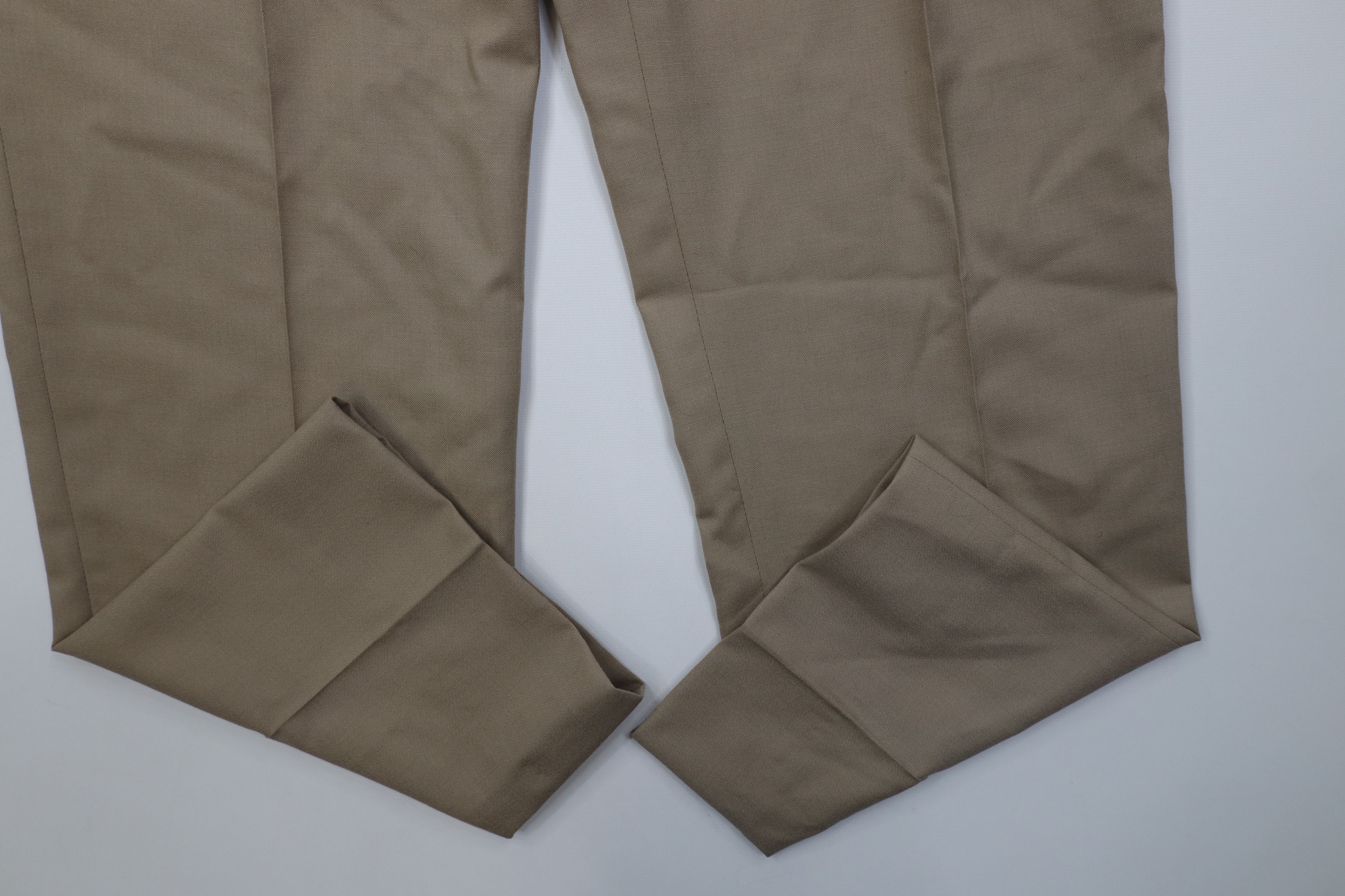 Vintage Vintage 90s Streetwear Wool Pleated Wide Leg Chino Pants Size US 34 / EU 50 - 5 Thumbnail