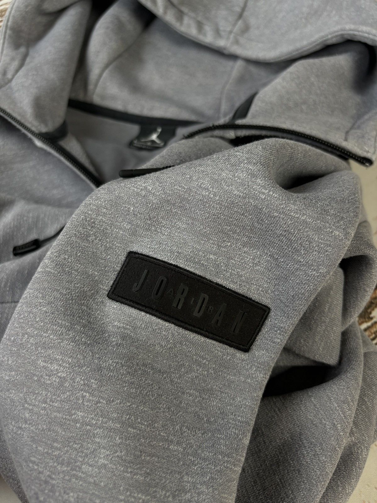 Jordan Brand Air Jordan Grey Zip Hoodie Drill Size US L / EU 52-54 / 3 - 7 Thumbnail
