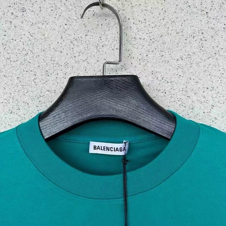 Balenciaga Balenciaga New Lake Green Statue Short Sleeve 2505-Nextarro Size US L / EU 52-54 / 3 - 2 Thumbnail
