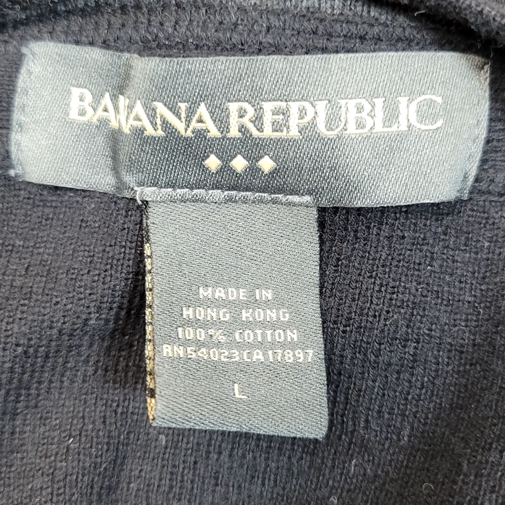 Banana Republic Banana Republic Mens Pullover Sweater Cotton Crew Neck Long Sleeve Size Large Black Size US L / EU 52-54 / 3 - 6 Thumbnail