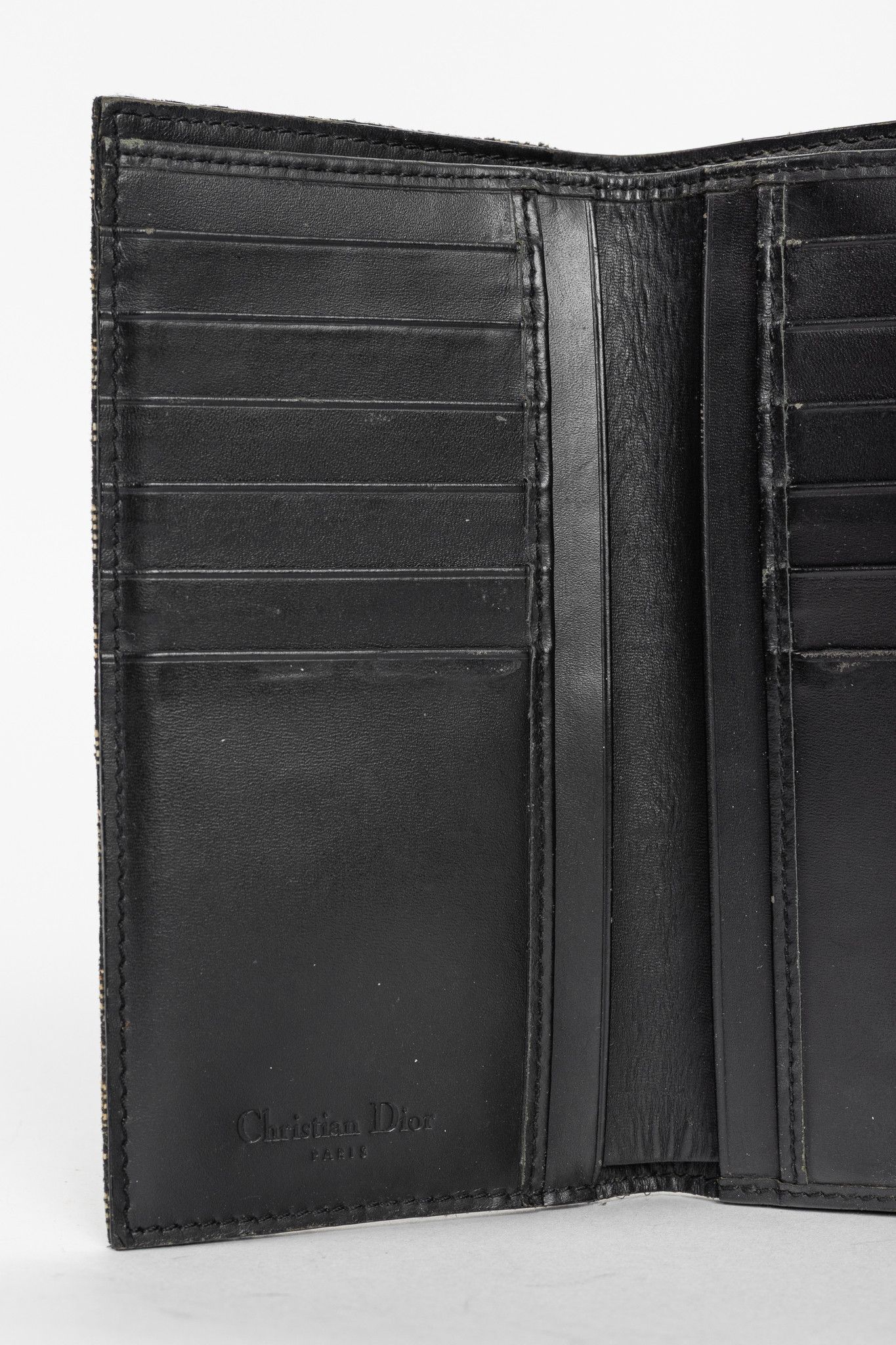 Dior Christian Dior Saddle Noir Logo-Monogram Canvas Wallet Size ONE SIZE - 9 Thumbnail