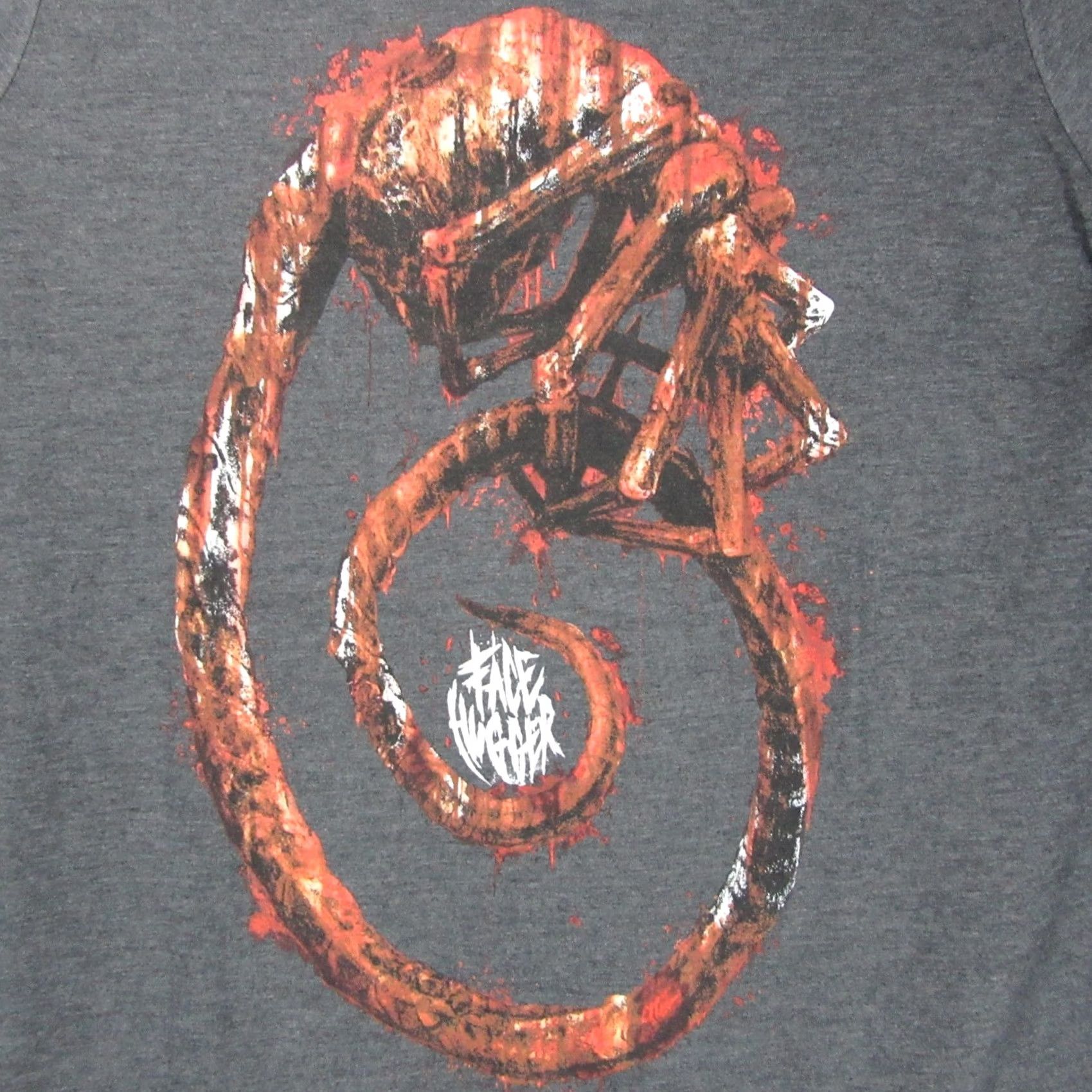 Vintage Fright Rags T-Shirt Shirt Mens Small Gray Alien Covenant Face Hugger 80s 90s Horror Sci Fi Size US S / EU 44-46 / 1 - 5 Thumbnail