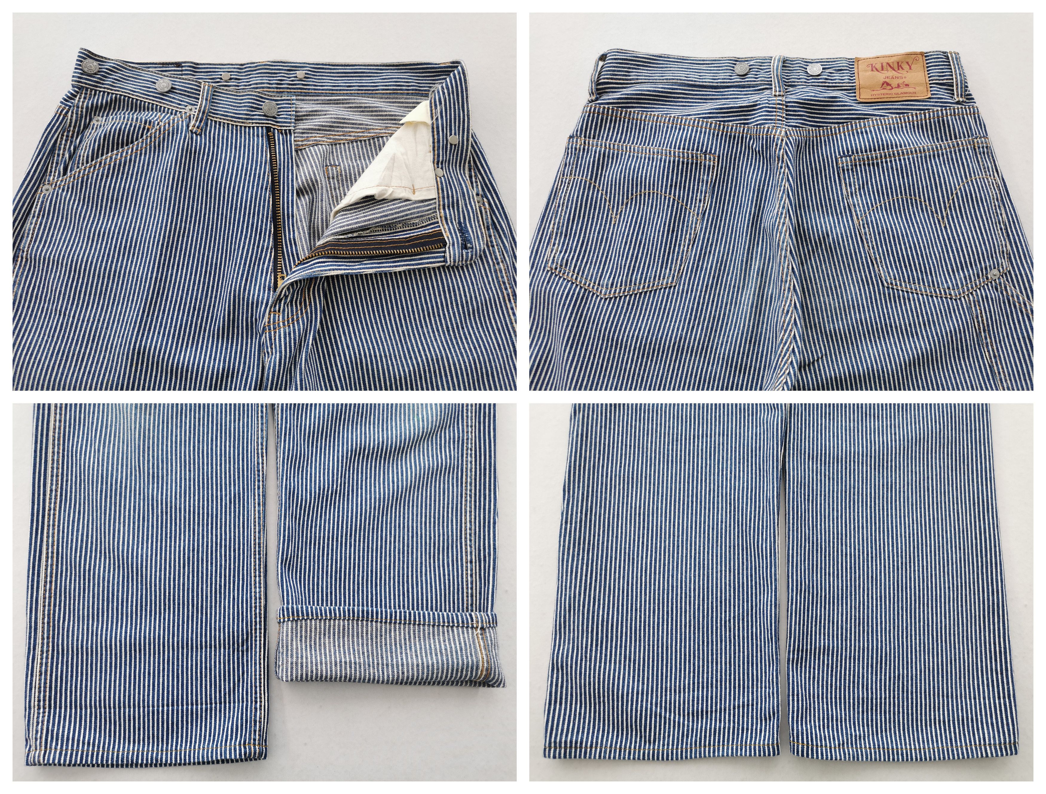 Hysteric Glamour Vintage 90's Hysteric Glamour Kinky Hickory Denim Size 32 Size US 32 / EU 48 - 8 Thumbnail