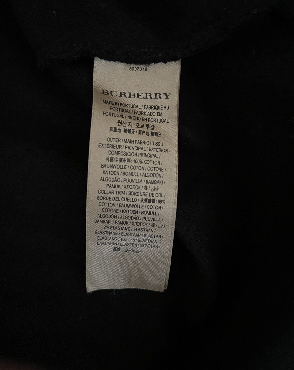 Burberry Burberry Logo Tee Embroidered Size US M / EU 48-50 / 2 - 5 Thumbnail