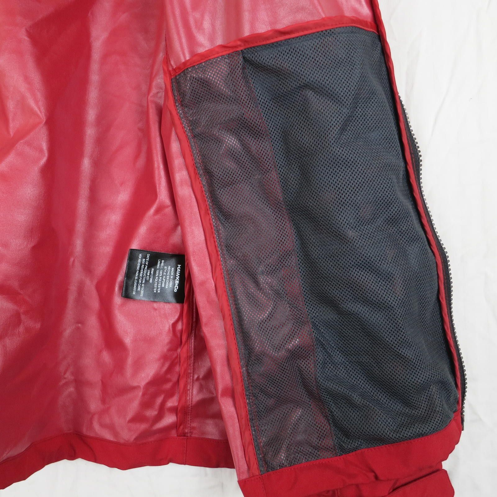 Hawke & Co Men's M Hawke & Co Red Waterproof Hooded Jacket Size US M / EU 48-50 / 2 - 6 Thumbnail