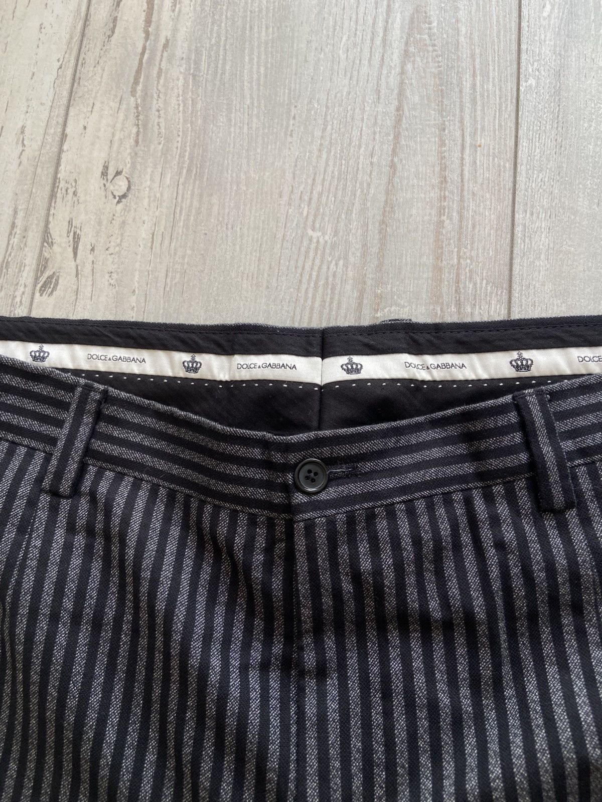 Dolce & Gabbana Dolce & Gabbana Pinstripe Pants Size US 40 / EU 56 - 5 Thumbnail