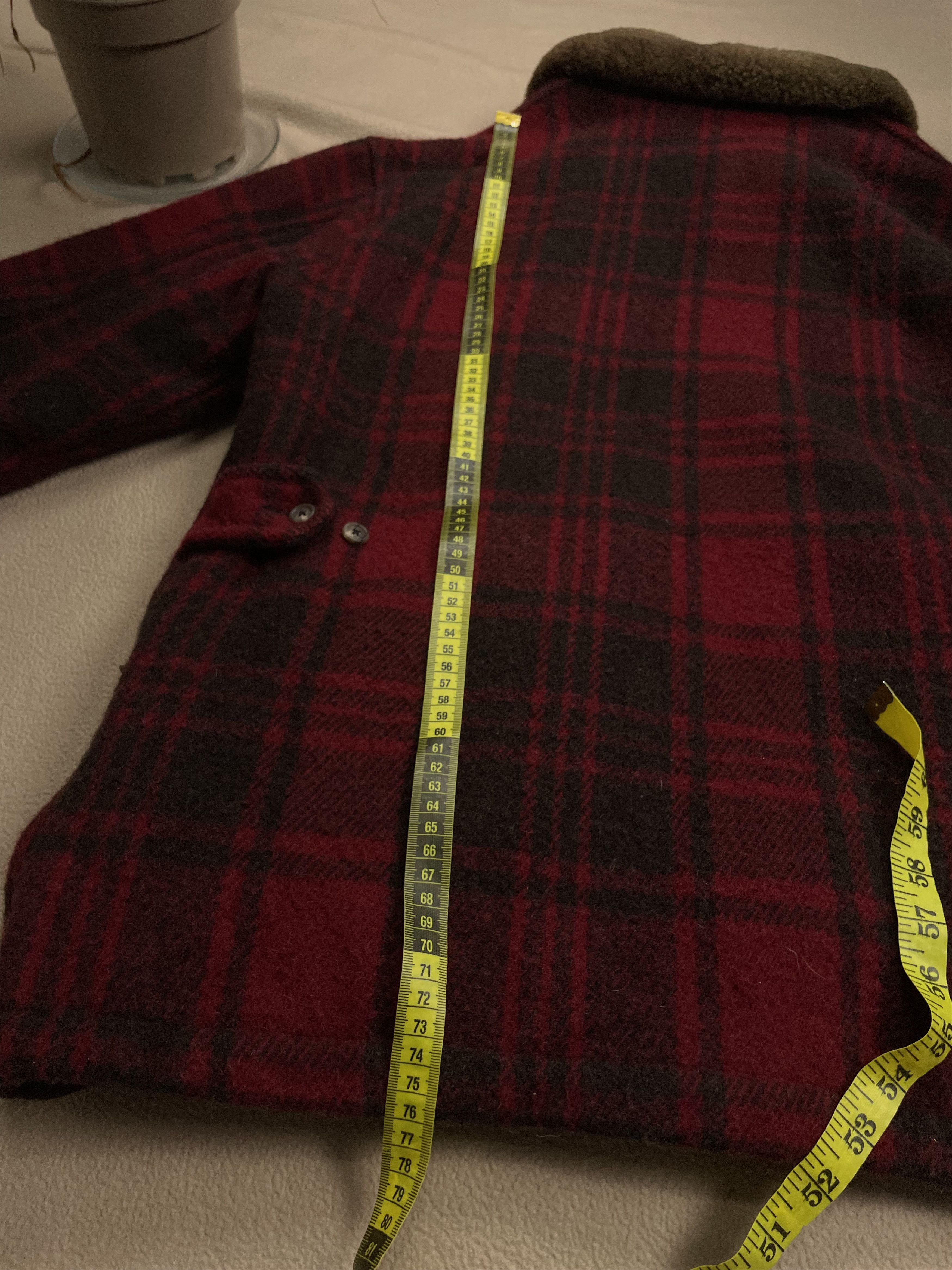 Polo Ralph Lauren Polo Ralph Lauren Wool Checked Zip Coat Made In USA Size L Size US L / EU 52-54 / 3 - 8 Thumbnail