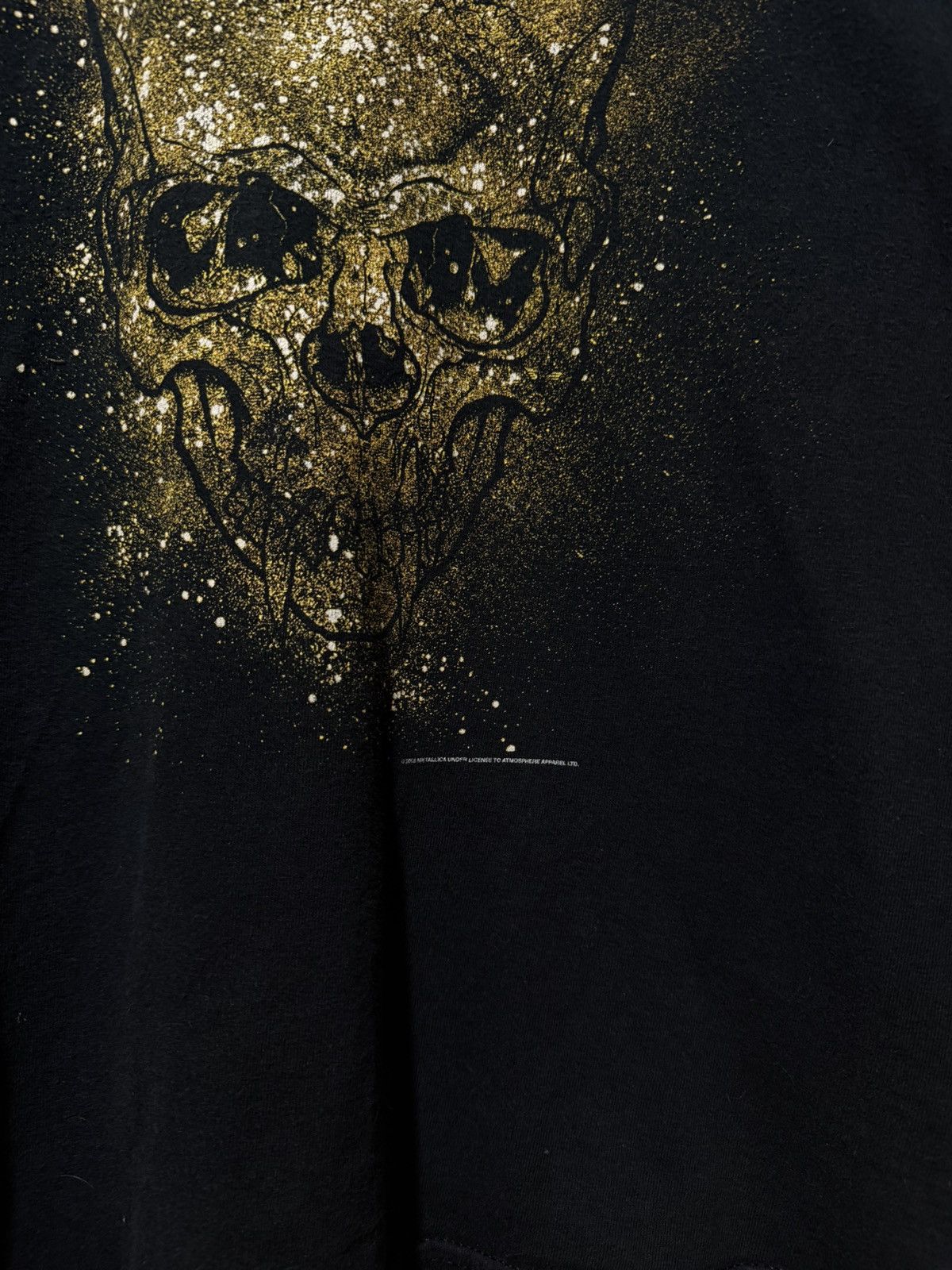 Band Tees Vintage 2008 Metallica Skull Death Rock Band Retro T-Shirt Size US XL / EU 56 / 4 - 5 Thumbnail
