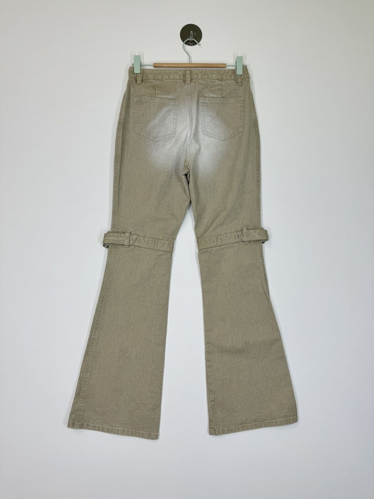 Hysteric Glamour × Japanese Brand × Vintage Flare Livre Claire Stretch Bondage Tornado Mart Style Size US 26 / EU 42 - 2 Thumbnail