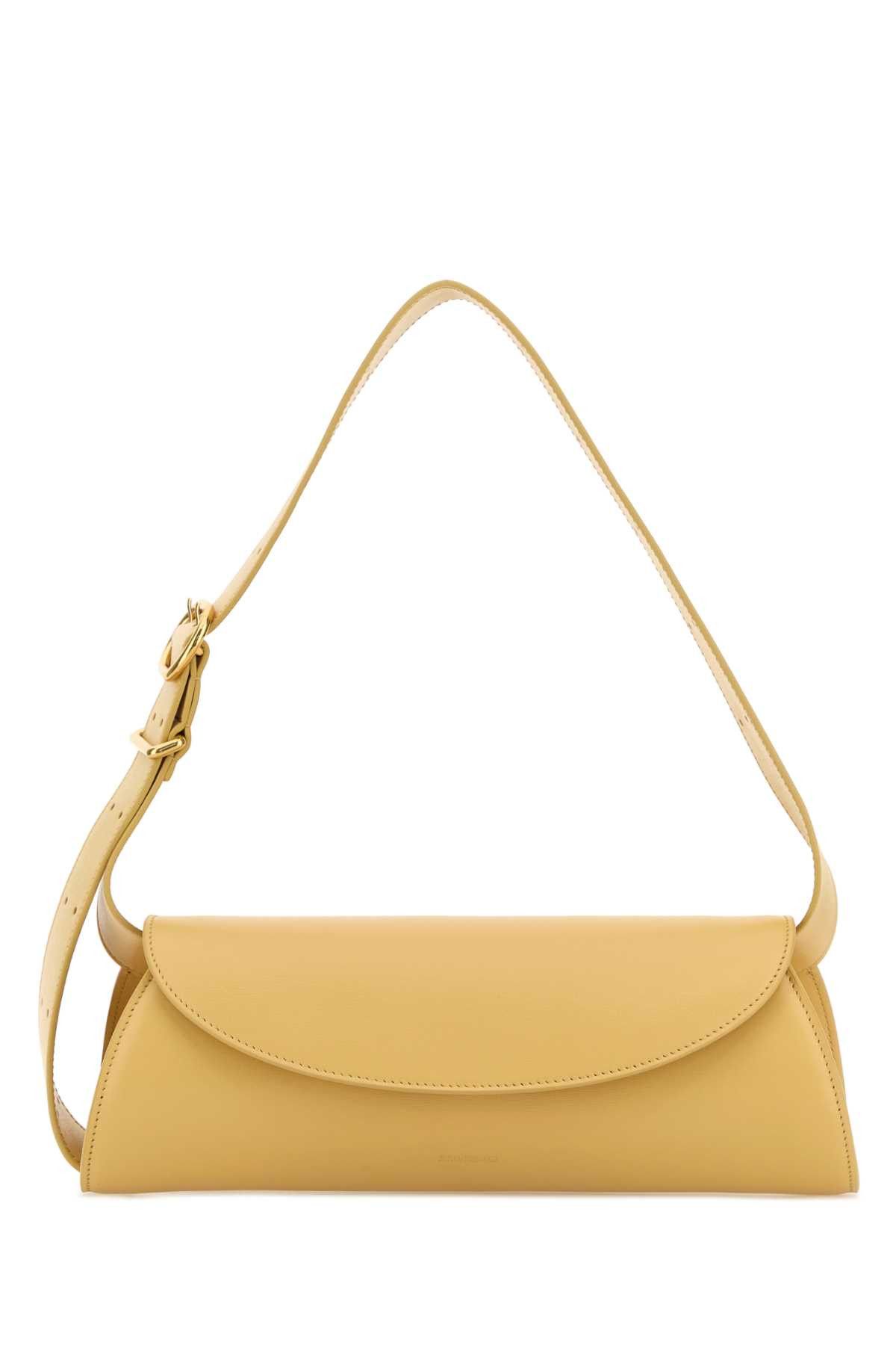 Jil Sander Yellow Leather Small Cannolo Shoulder Bag Size ONE SIZE - 1 Thumbnail