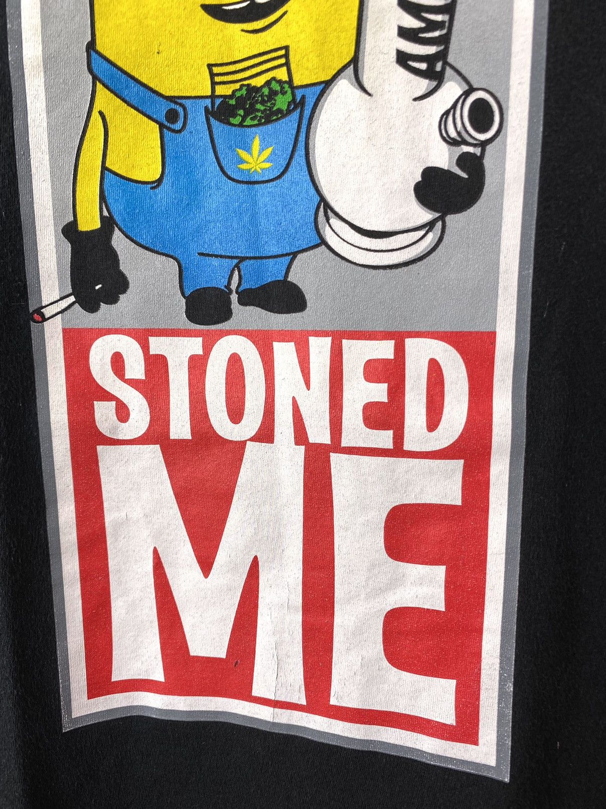 Band Tees Vintage Amsterdam Stoned Me Minion T Shirt Weed Size US L / EU 52-54 / 3 - 4 Thumbnail