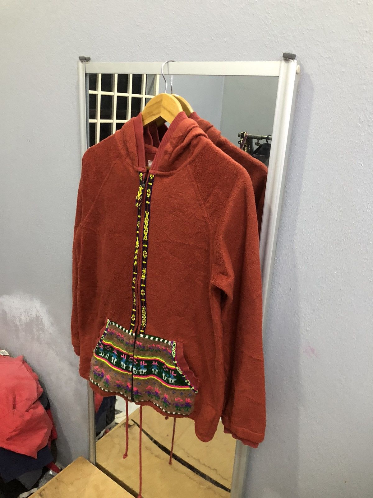 Japanese Brand Rare Titicaca Ethnic Fleece Hoodie Size US S / EU 44-46 / 1 - 2 Thumbnail