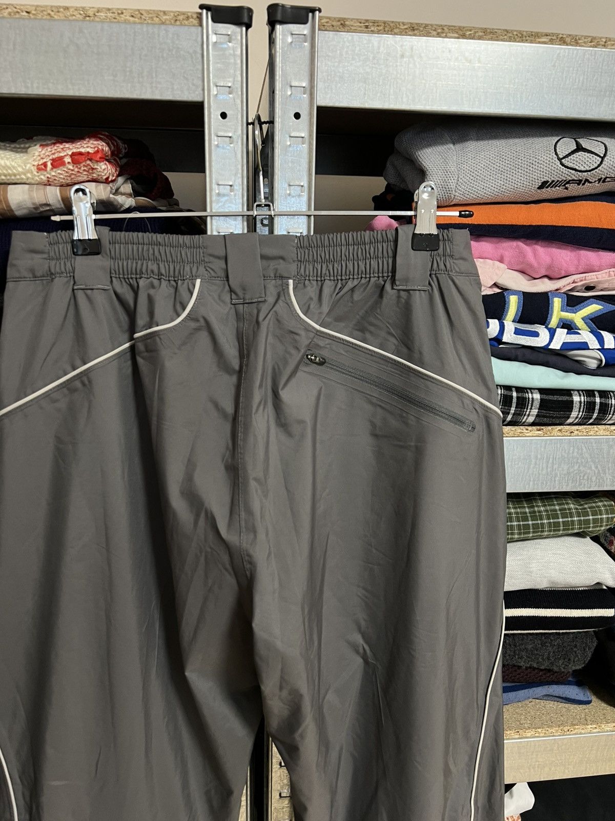 Vintage Vintage Nike Track Pants Swoosh Logo Y2K 90s Hype Drill 00s Size US 36 / EU 52 - 6 Thumbnail