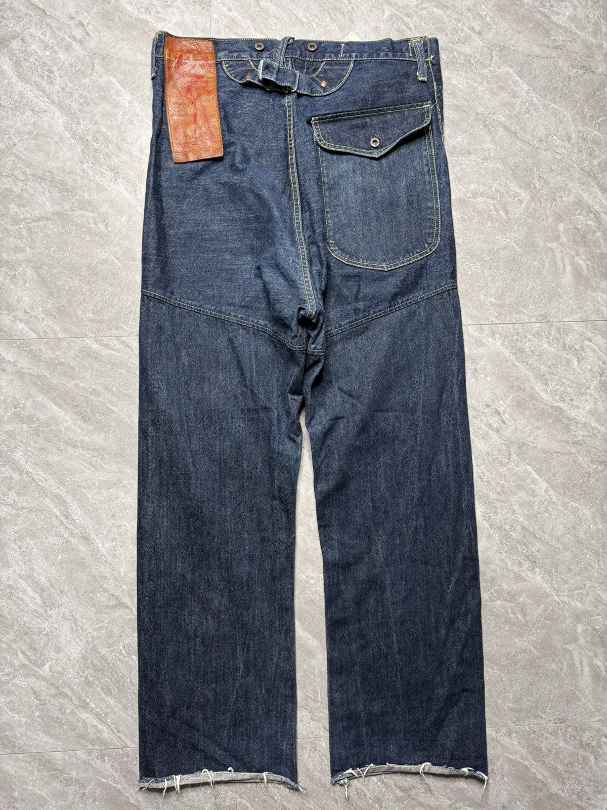 Kapital Kapital Respect Your Elders Reconstructed Raw Hem Pants Size US 31 - 2 Thumbnail