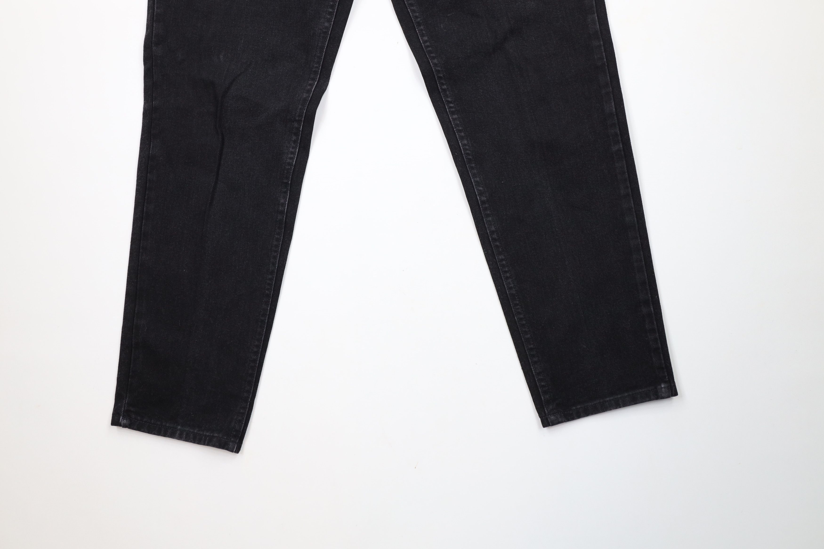 Lee × Vintage Vintage 90s Lee High Waist Tapered Leg Denim Jeans Black Size 36" / US 14 / IT 50 - 4 Thumbnail