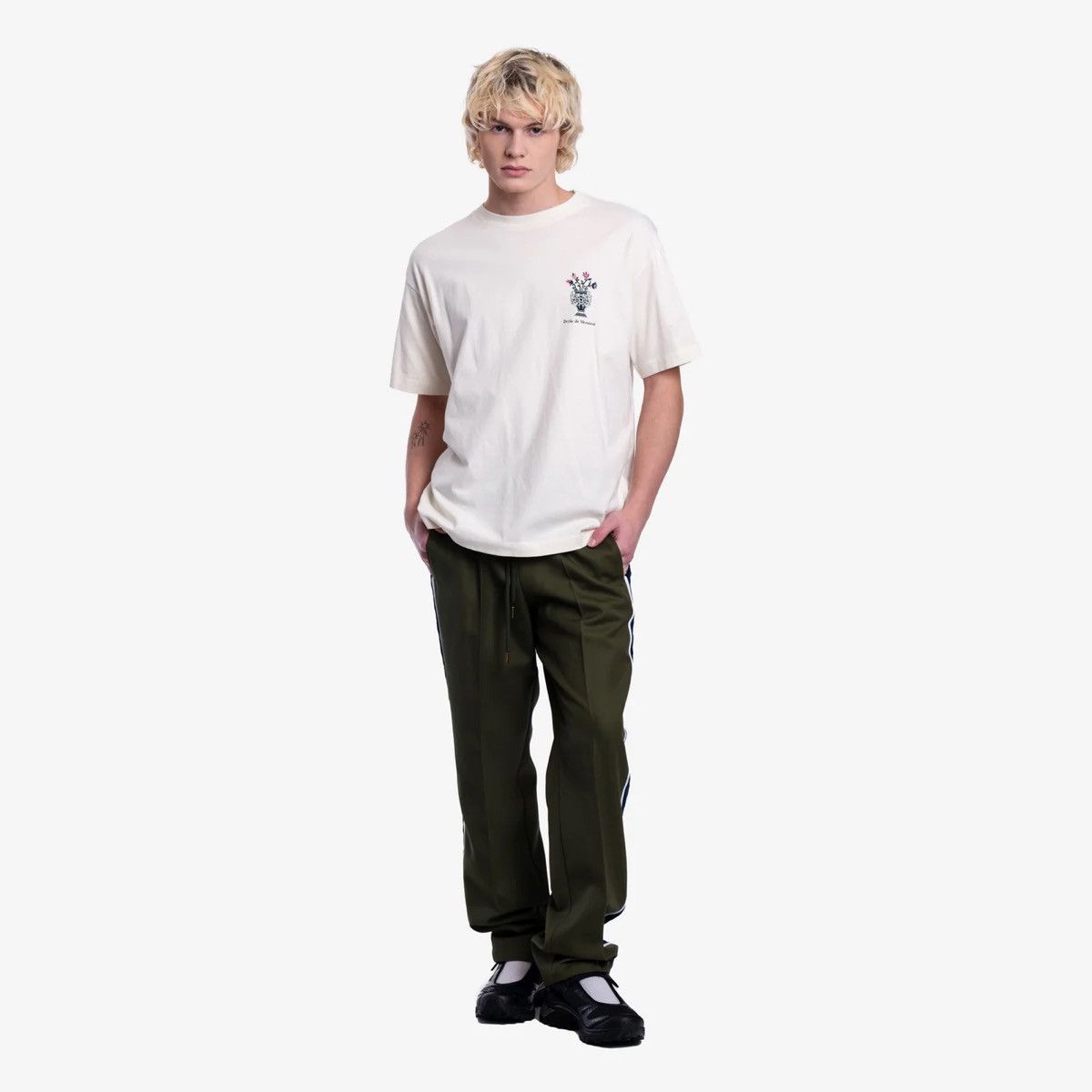 Drole De Monsieur NWOT - LE PANTALON TORSADES - Track Pant Inspired Trousers Size US 33 - 2 Thumbnail